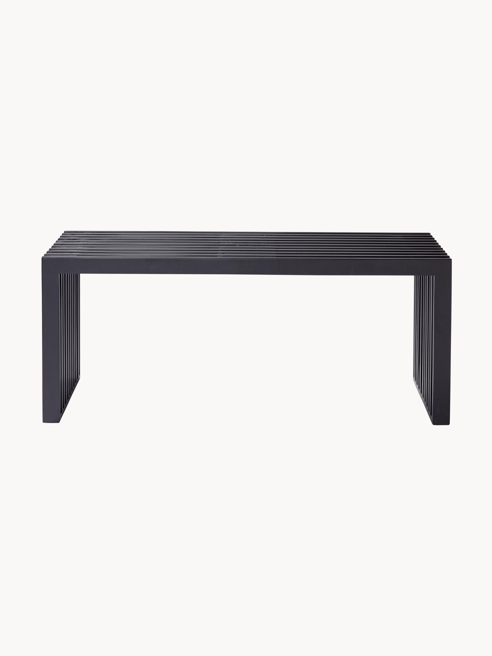 Rib Mahogany Wood Bench