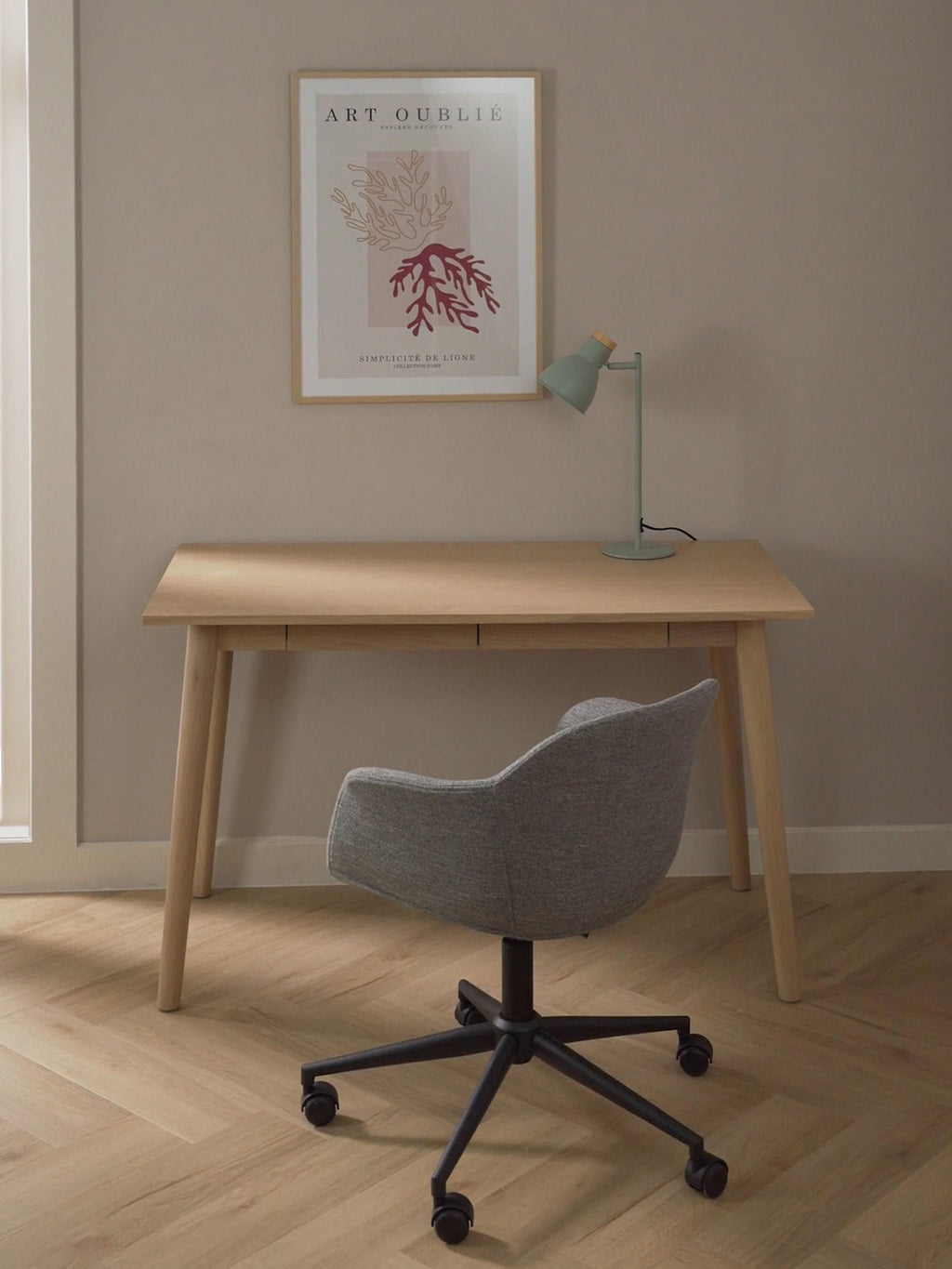 Marte Narrow Wooden Desk