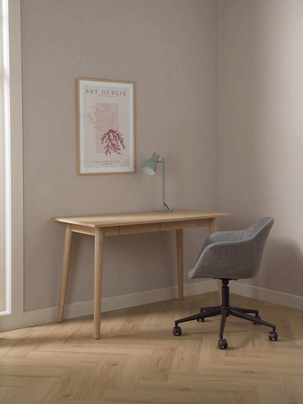 Marte Narrow Wooden Desk