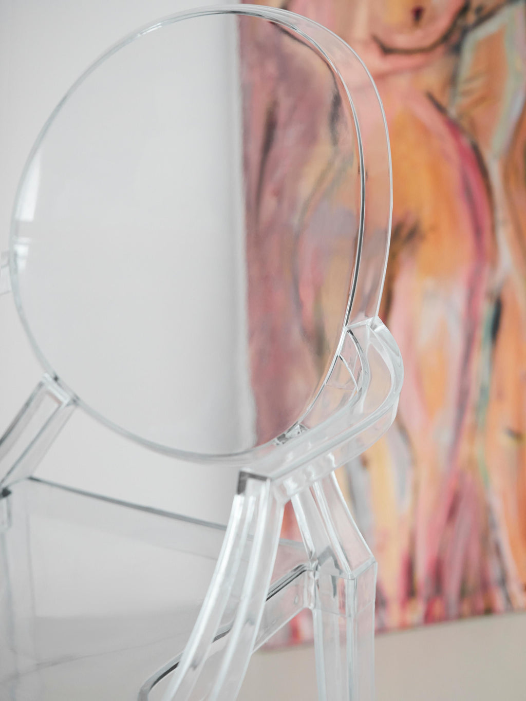 Ghost Design Dining Chair Louis with Armrests