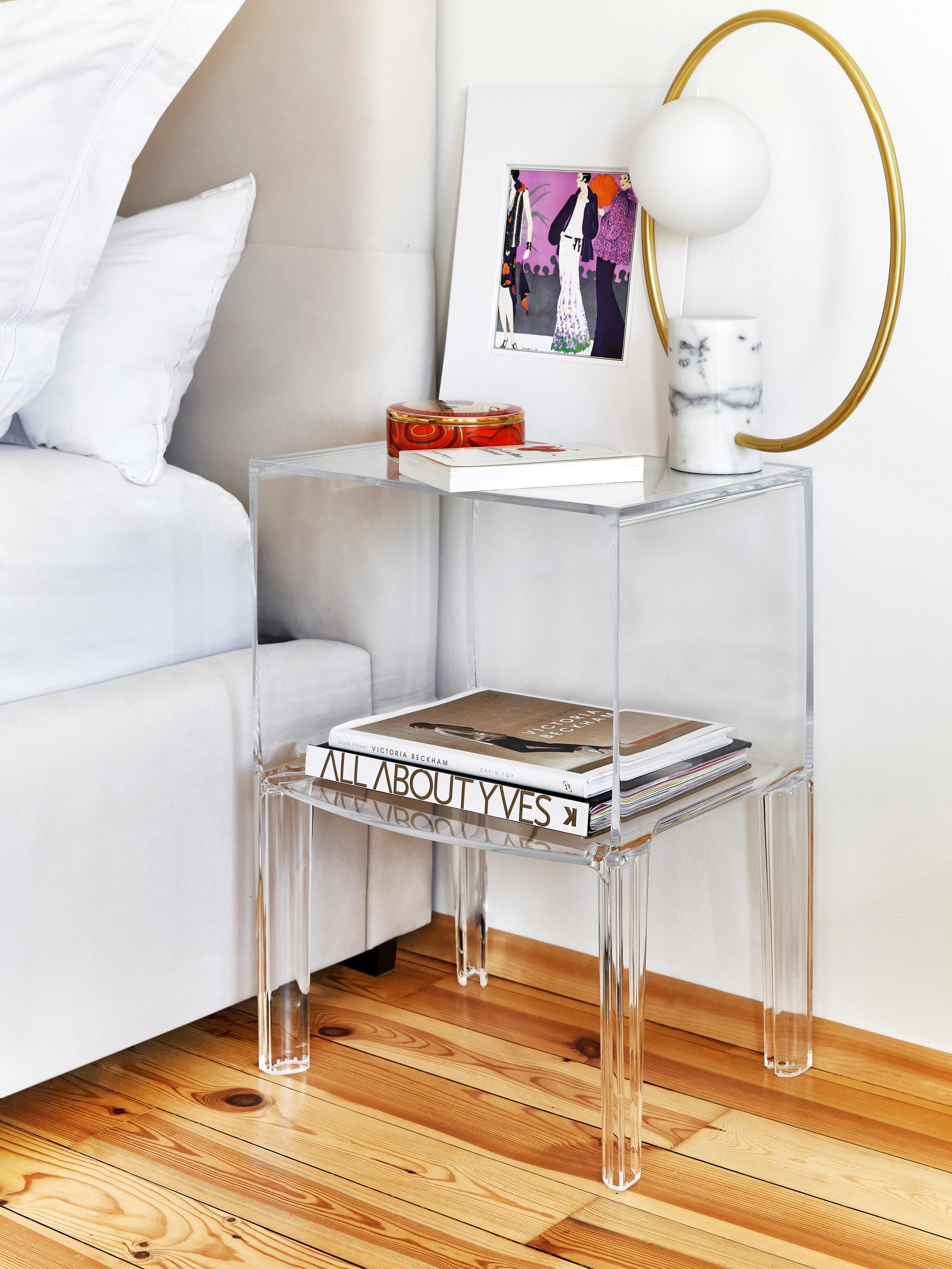 Buster Design Bedside Table Small Ghost