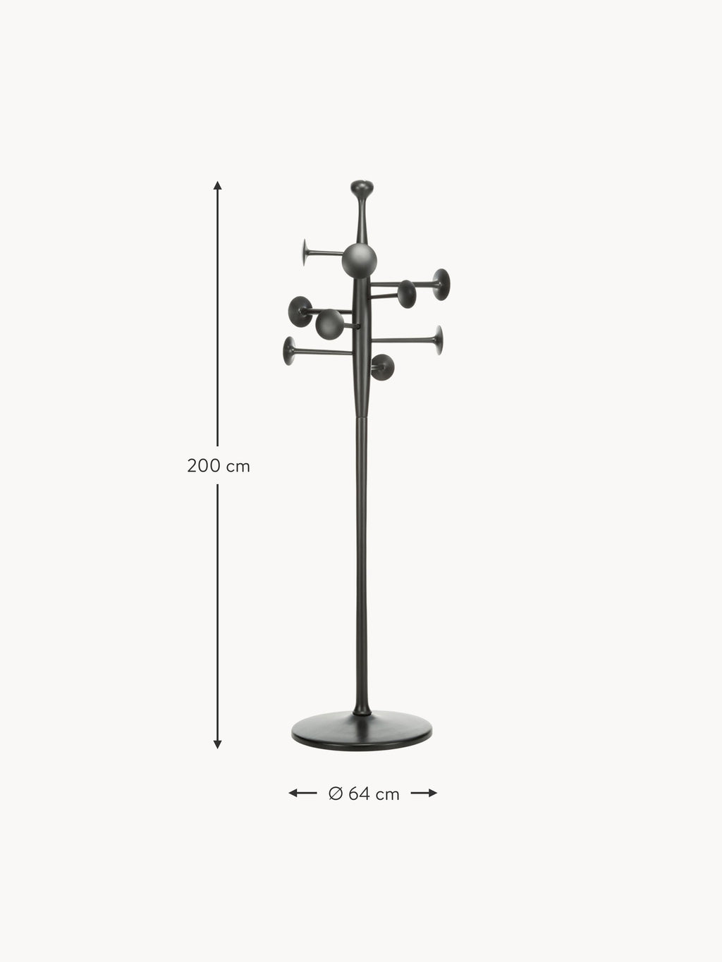Trumpet Coat Stand