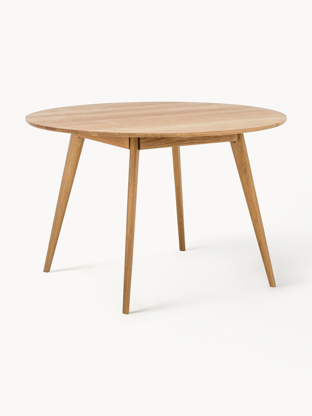 Gallery image 1 - Round Oak Wood Dining Table Yumi, Ø 115 cm