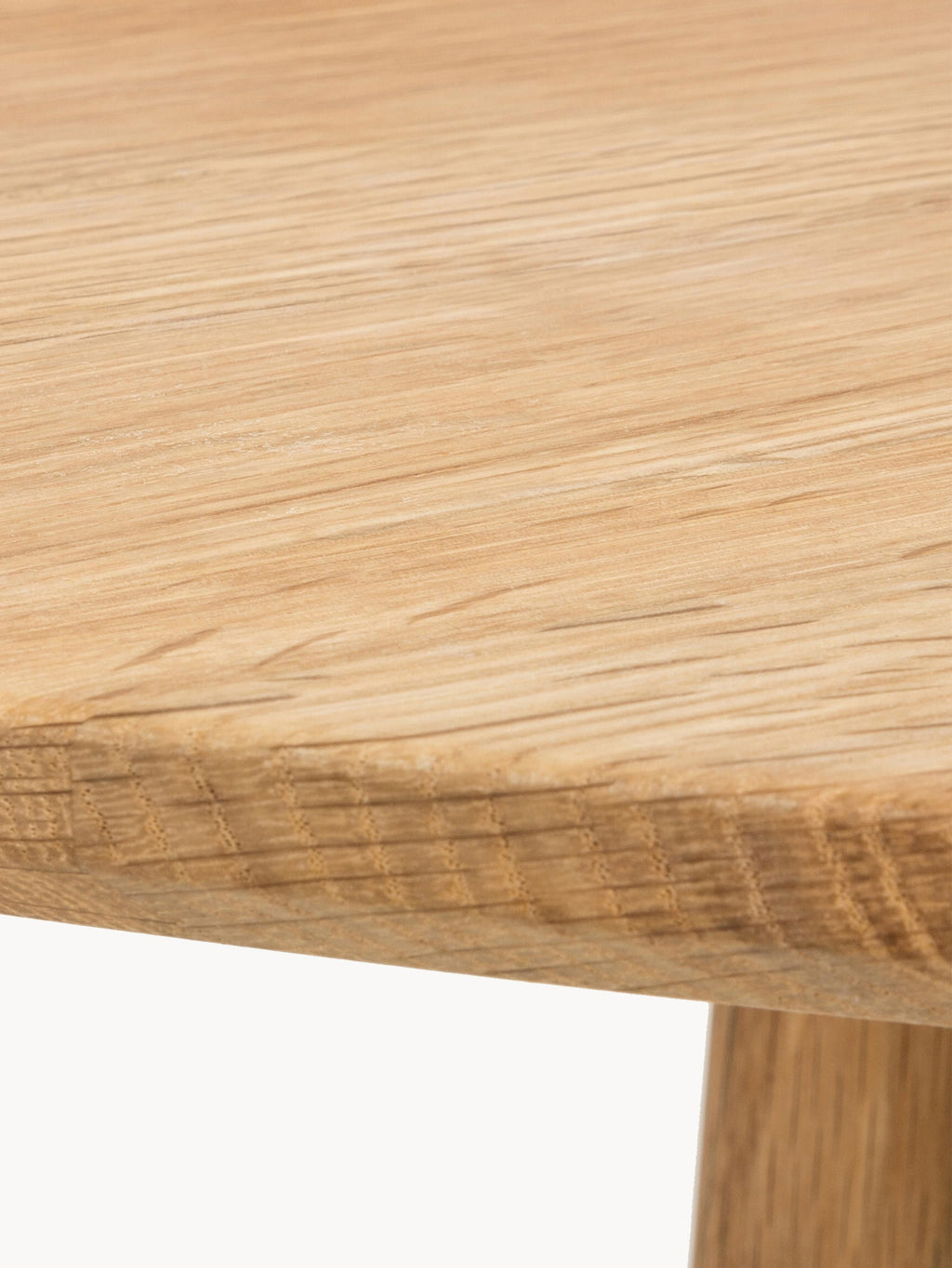 Yumi Round Oak Wood Dining Table, Ø 115 cm