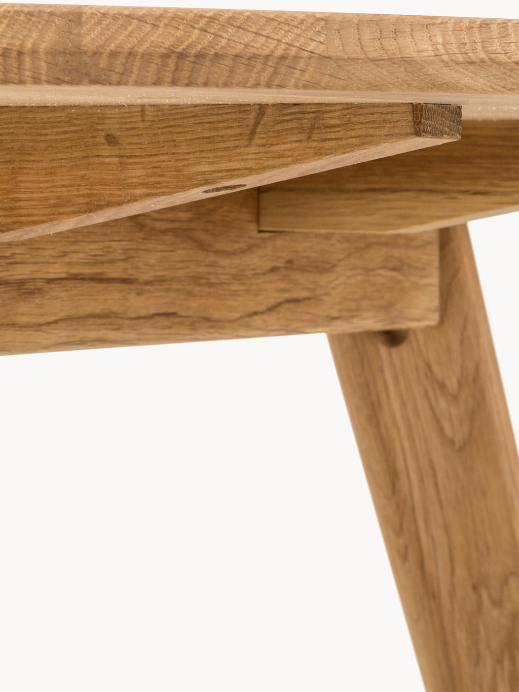 Yumi Round Oak Wood Dining Table, Ø 115 cm