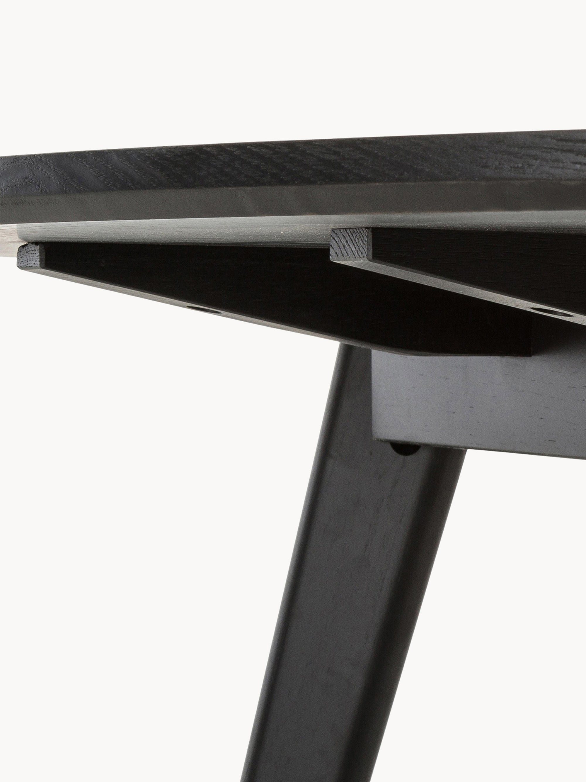 Yumi Round Rubberwood Dining Table, Ø 115 cm