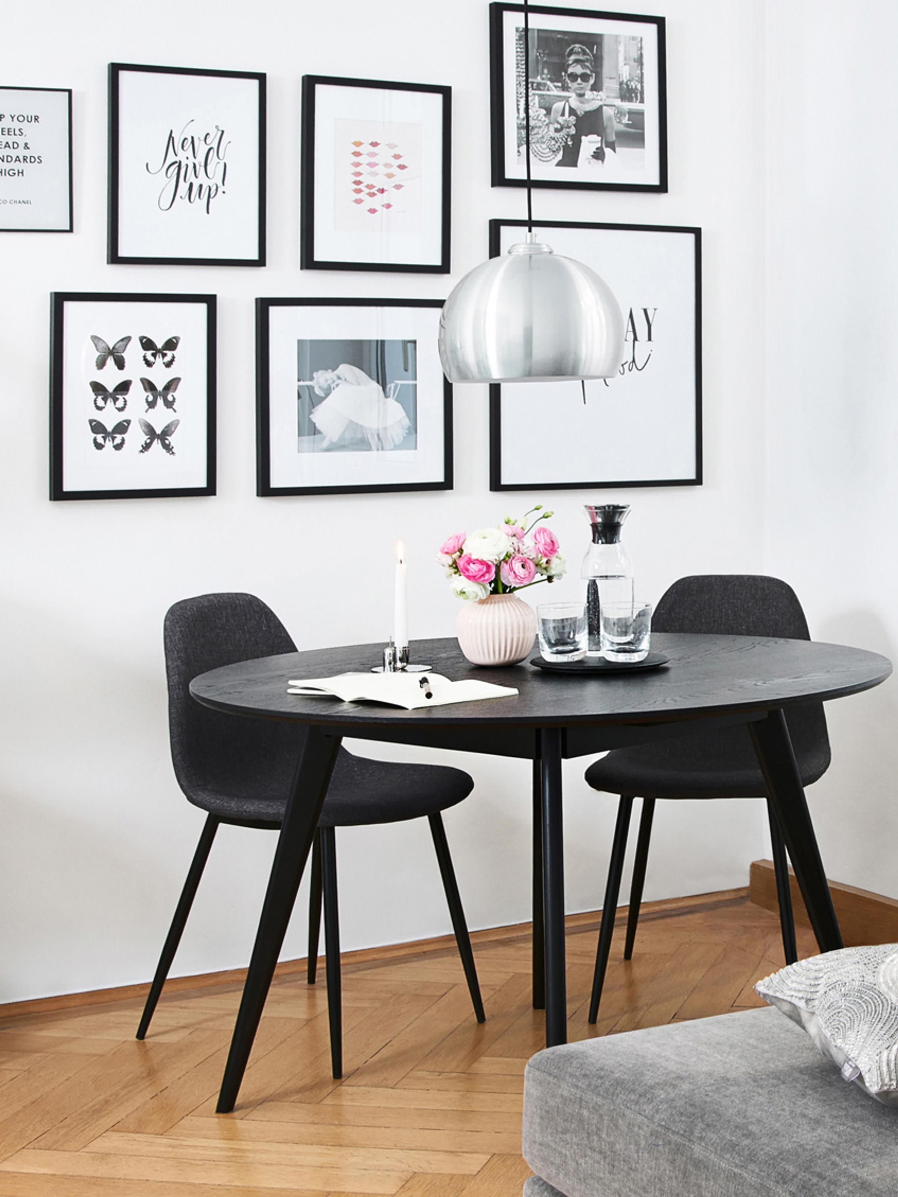 Yumi Round Rubberwood Dining Table, Ø 115 cm