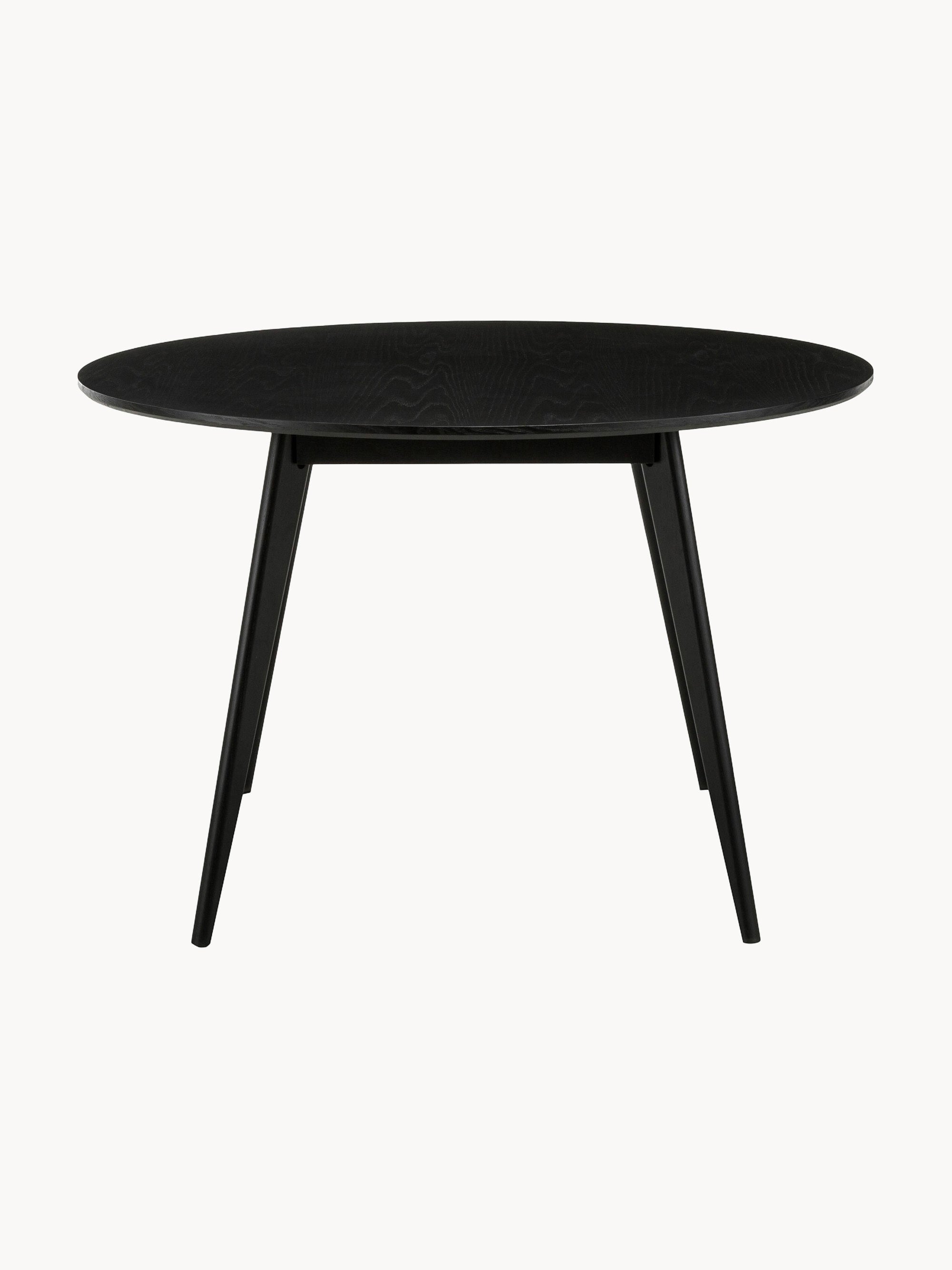Yumi Round Rubberwood Dining Table, Ø 115 cm