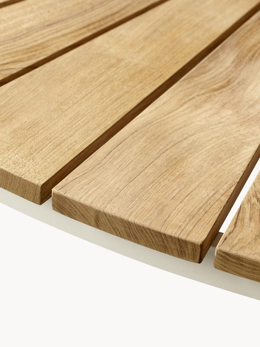Ellen Round Garden Table with Teak Wood Top, Various Sizes