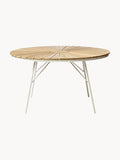 Gallery image 1 - Round Garden Table Ellen with Teak Wood Top, Various Sizes