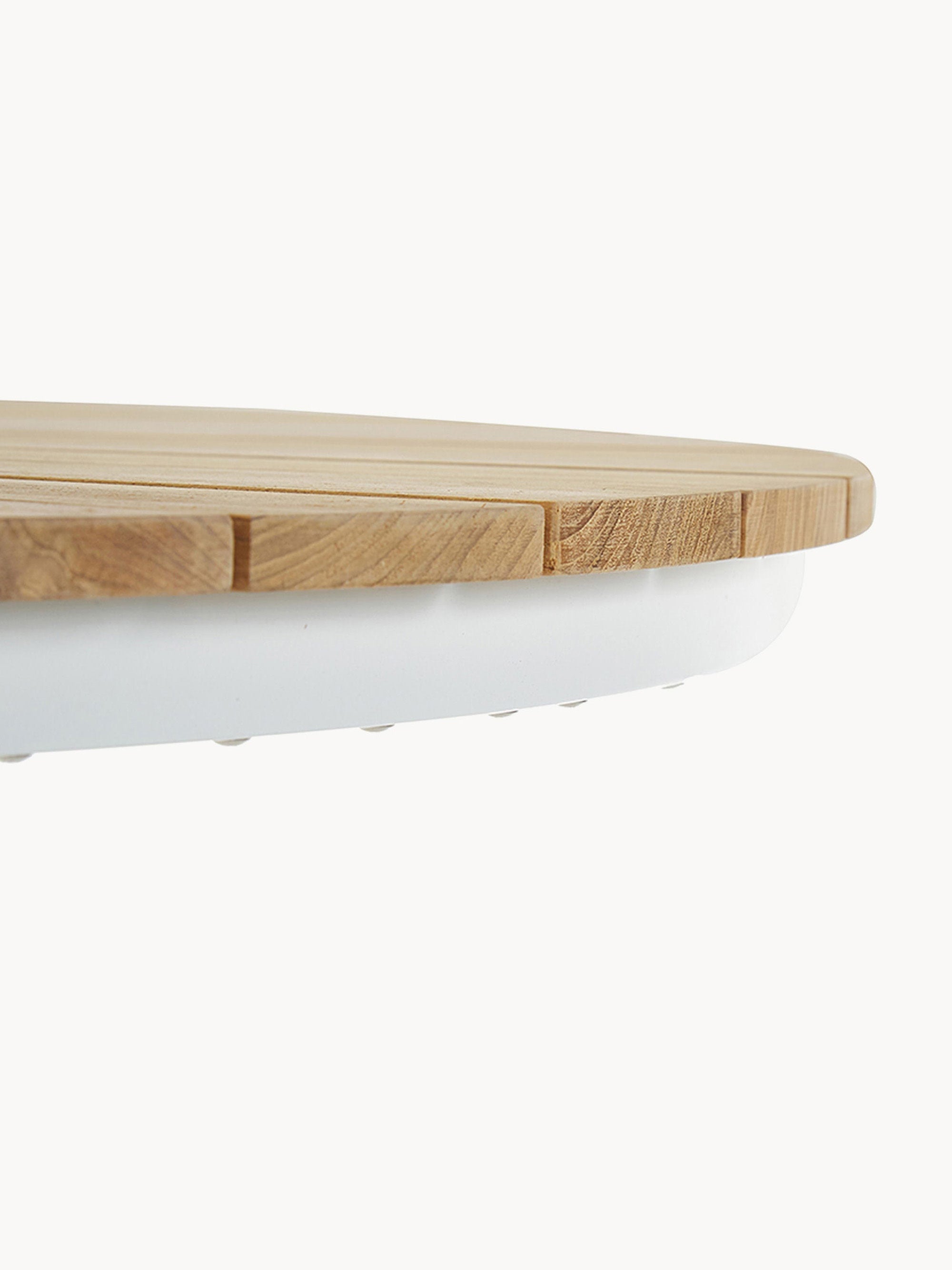 Ellen Round Garden Table with Teak Wood Top, Various Sizes