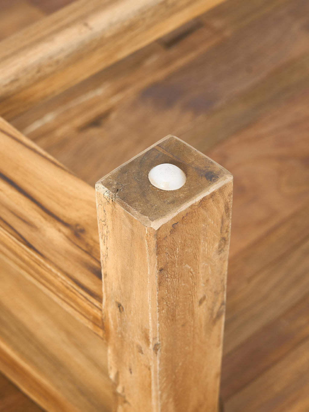 Lawas Teak Wood Stool