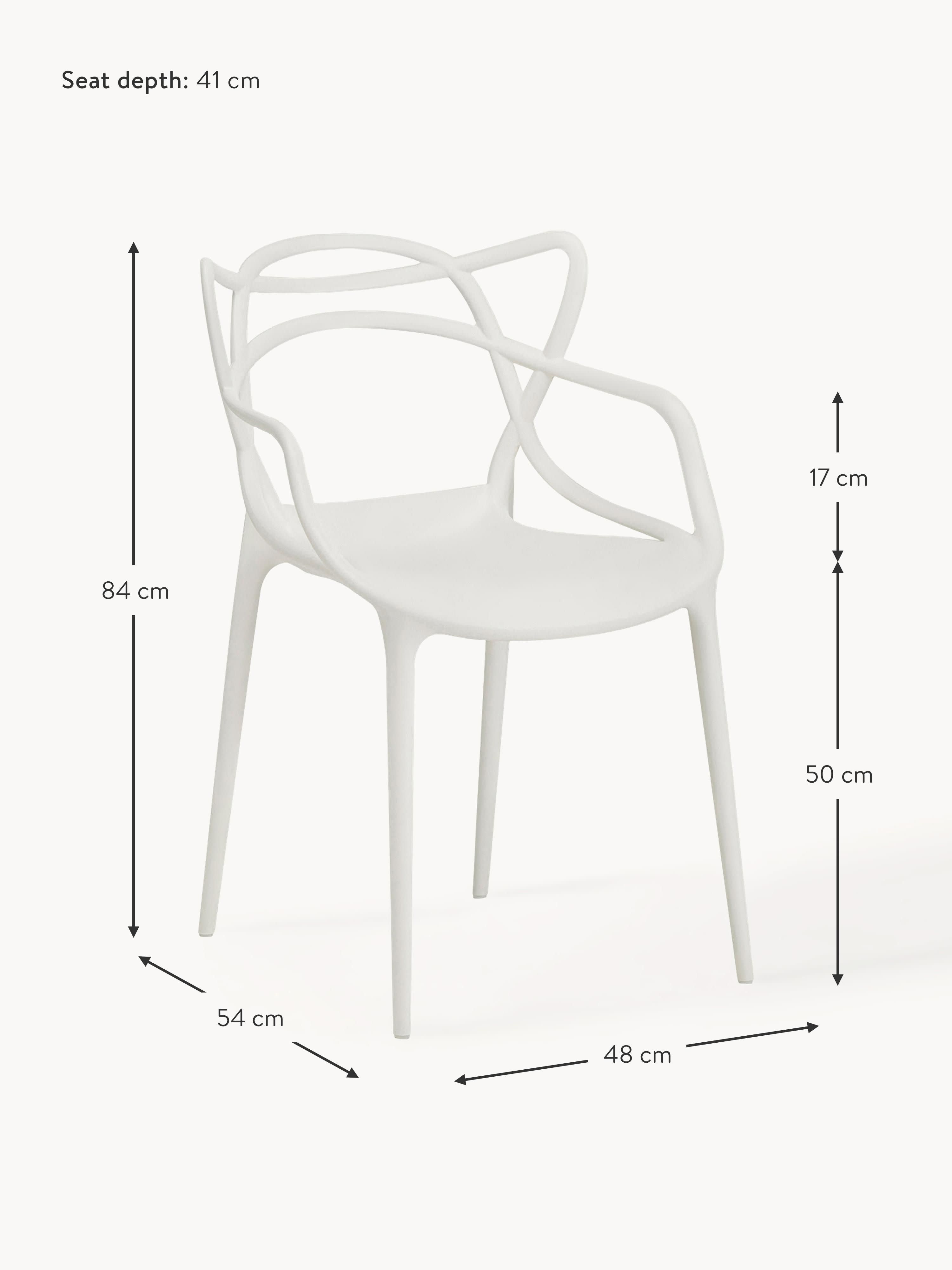 Masters Dining Chairs with Armrests, Set of 2