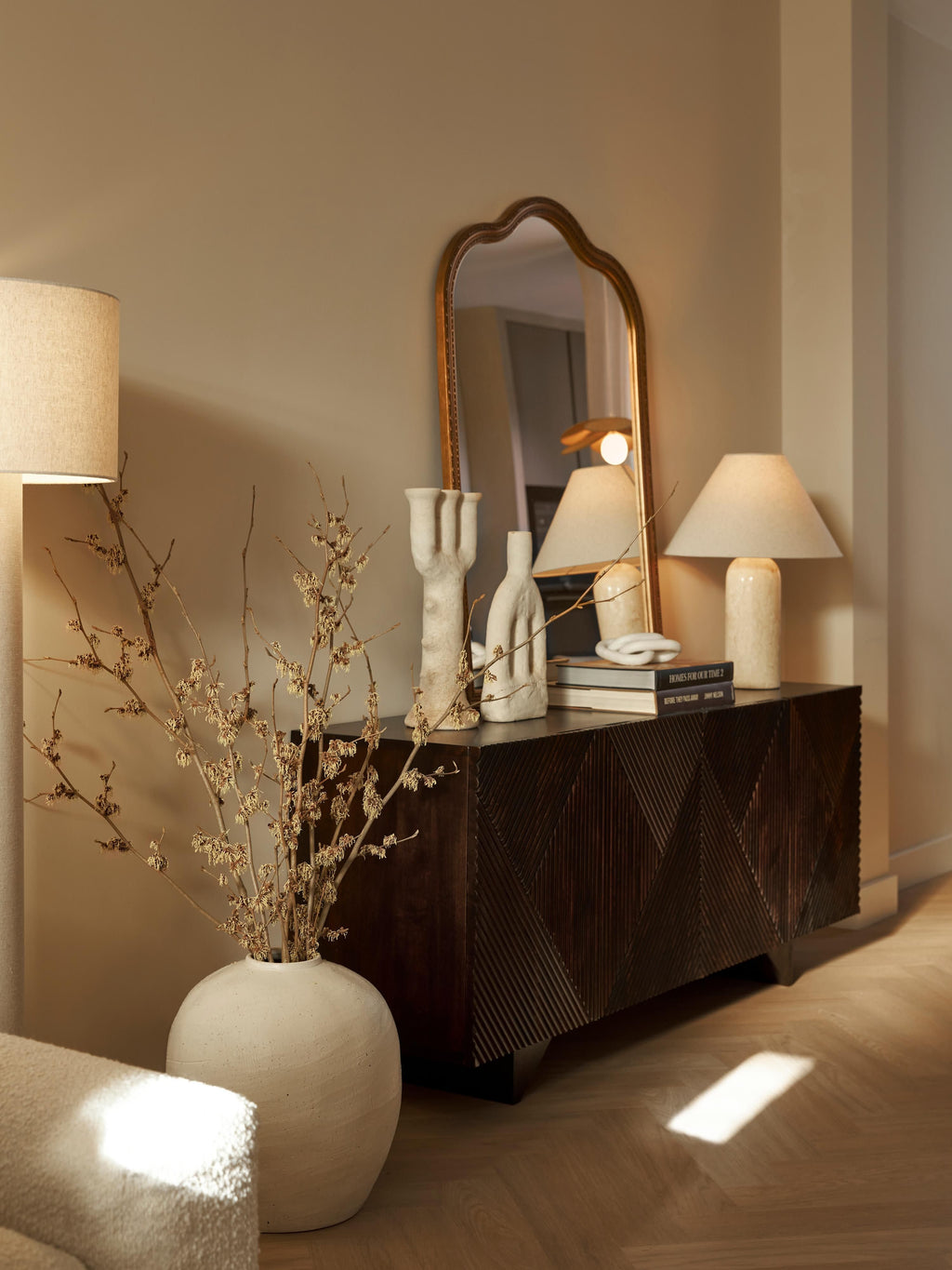 Louis Mango Wood Sideboard