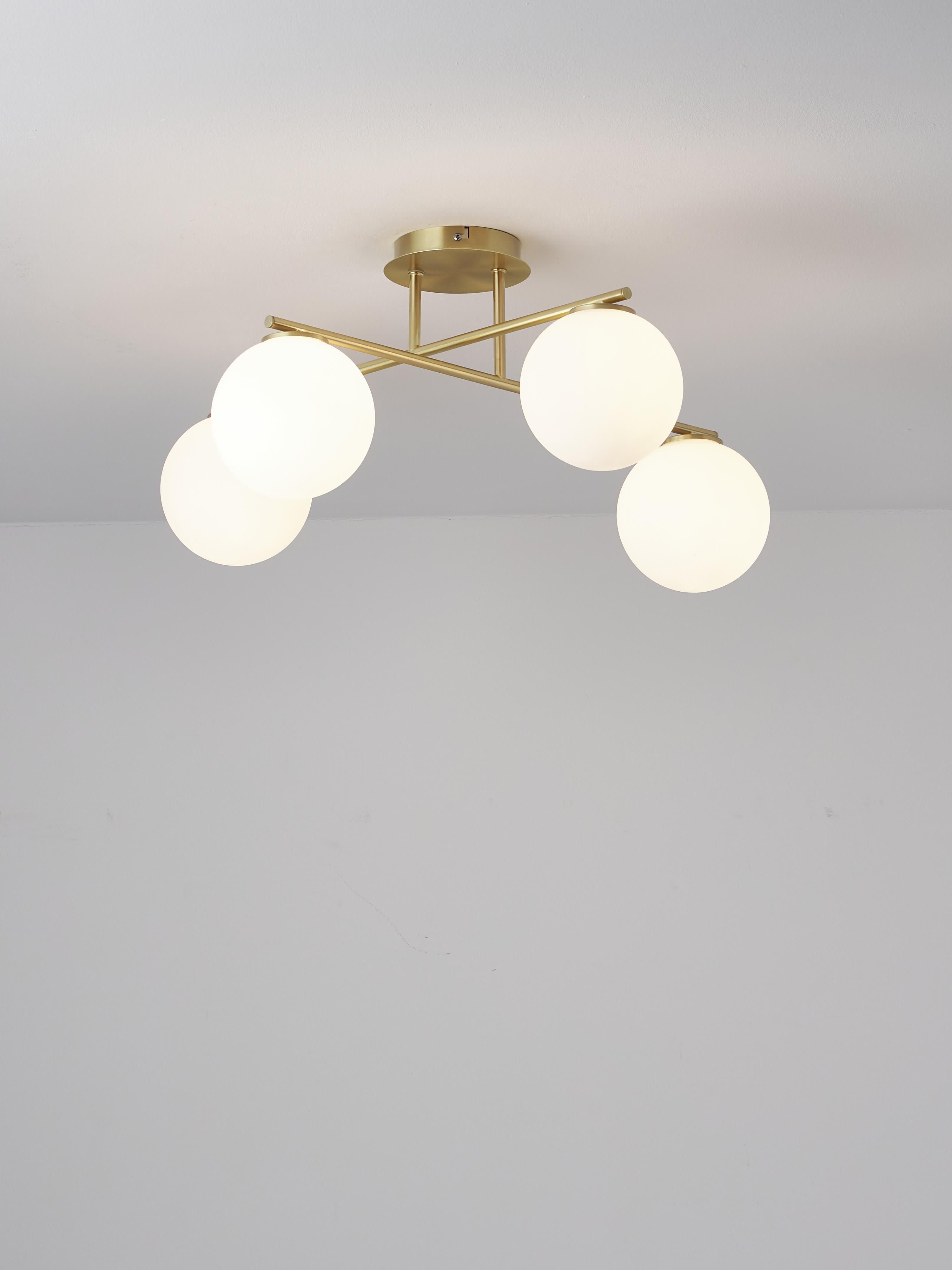 Atlanta Opal Glass Ceiling Lamp