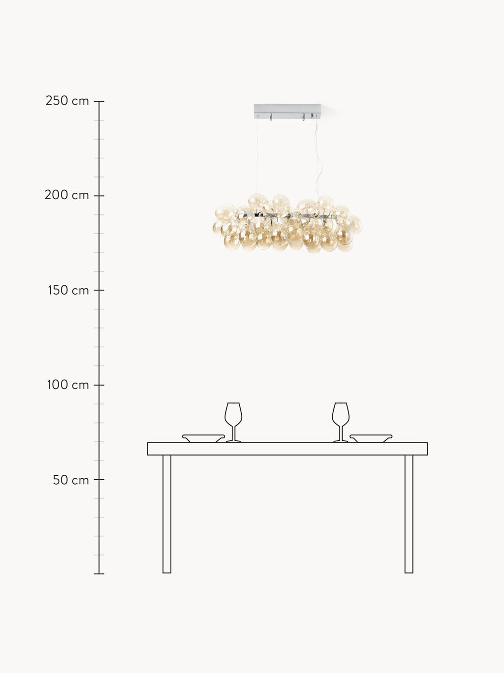 Gross Mouth-Blown Pendant Light