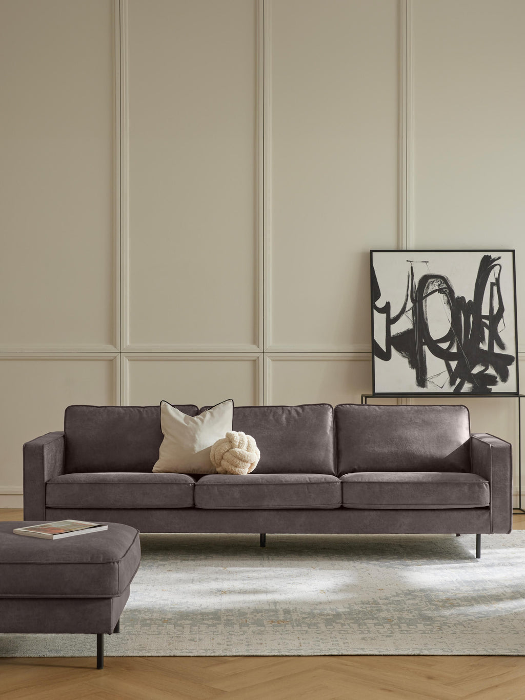 Hunter Leather Sofa (4-seater)