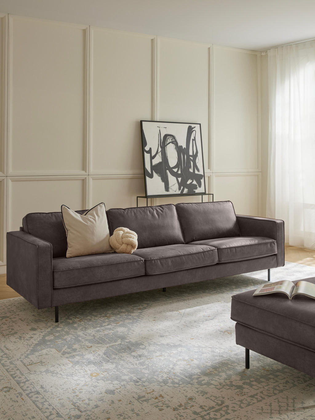 Hunter Leather Sofa (4-seater)