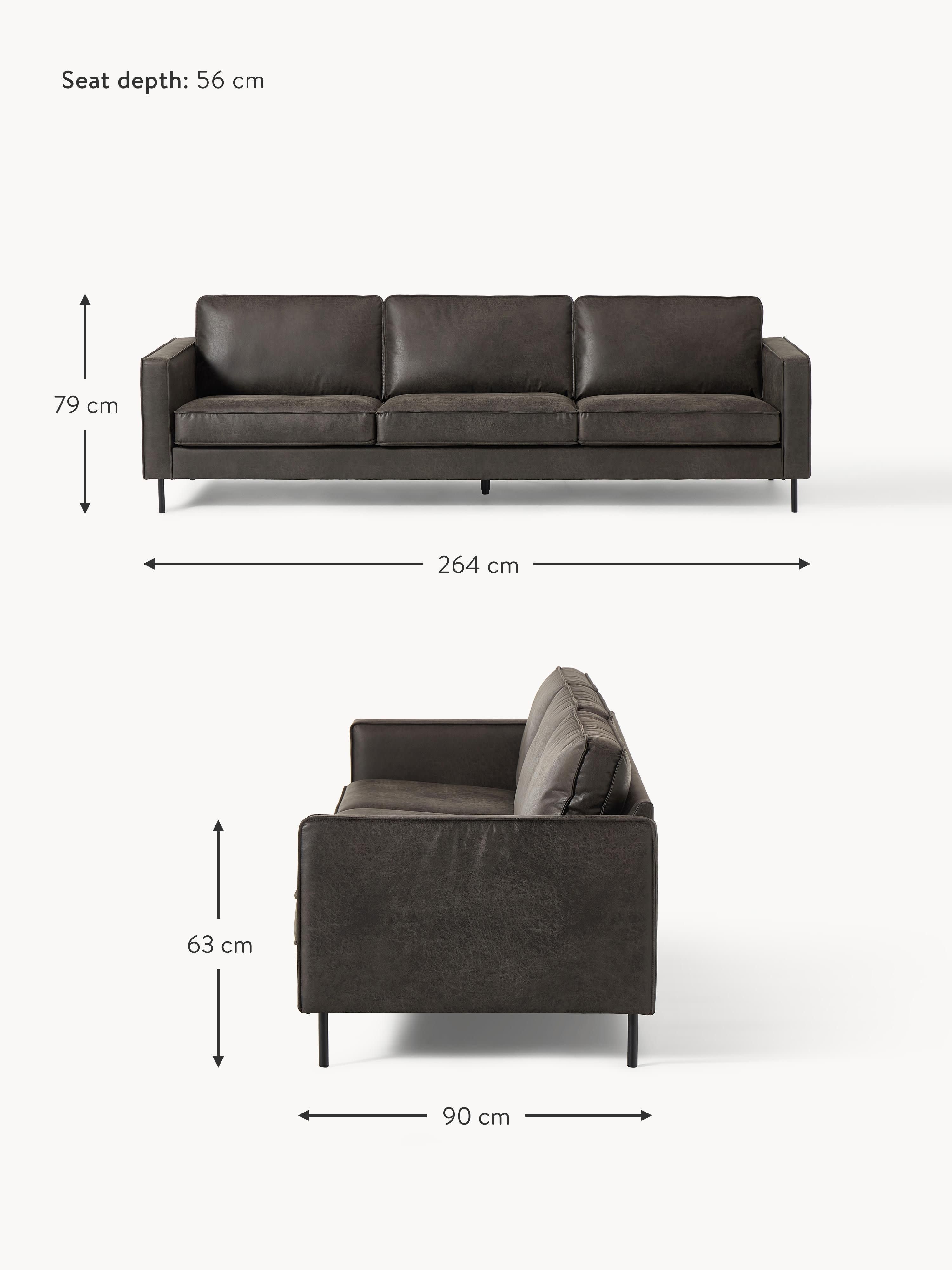 Hunter Leather Sofa (4-seater)