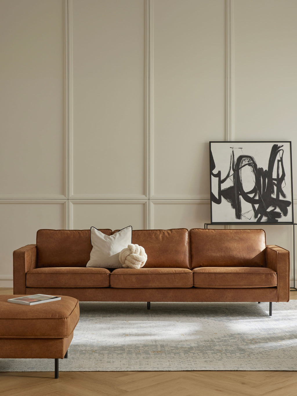 Hunter Leather Sofa (3-seater)