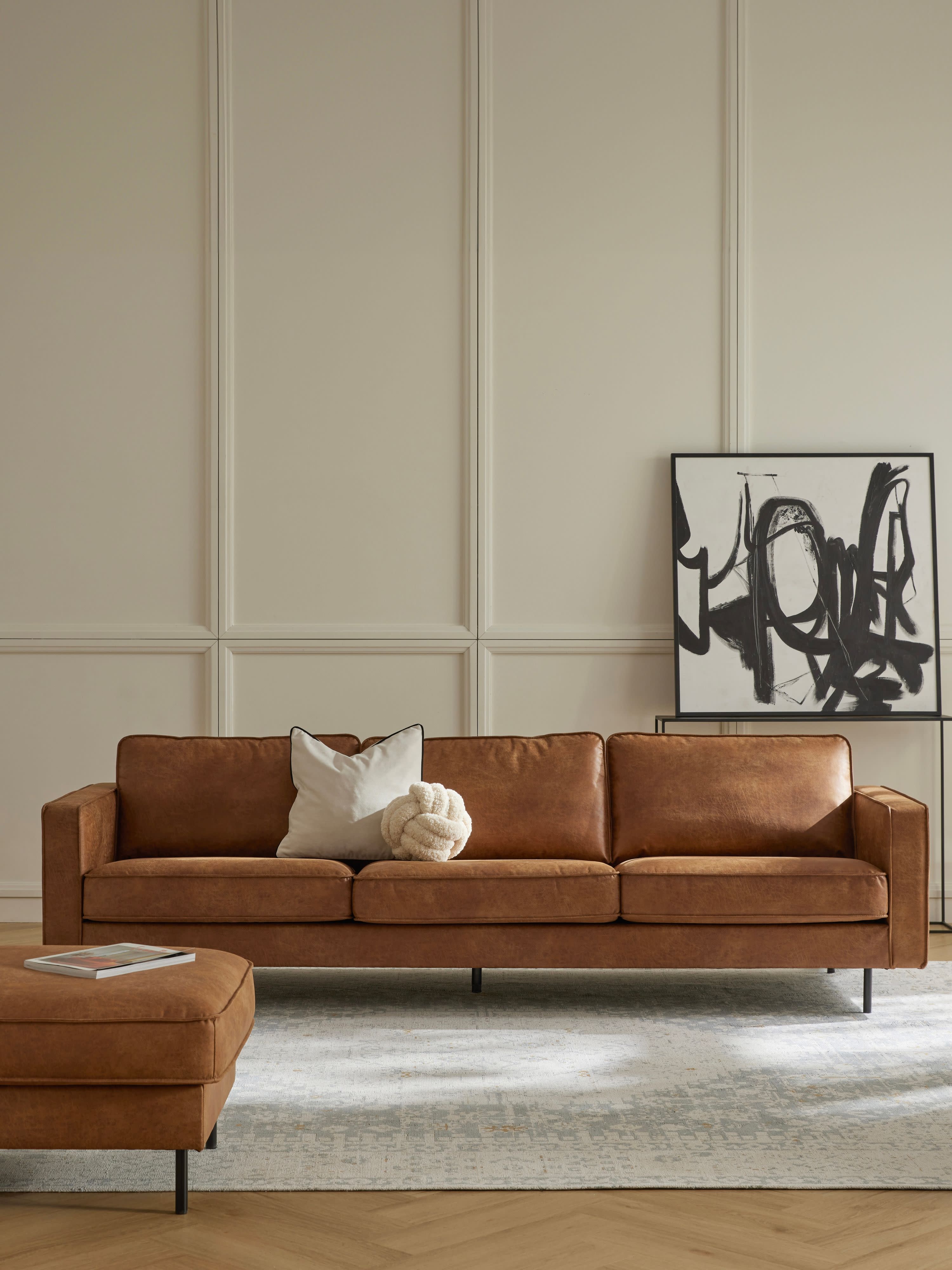 Hunter Leather Sofa (3-seater)