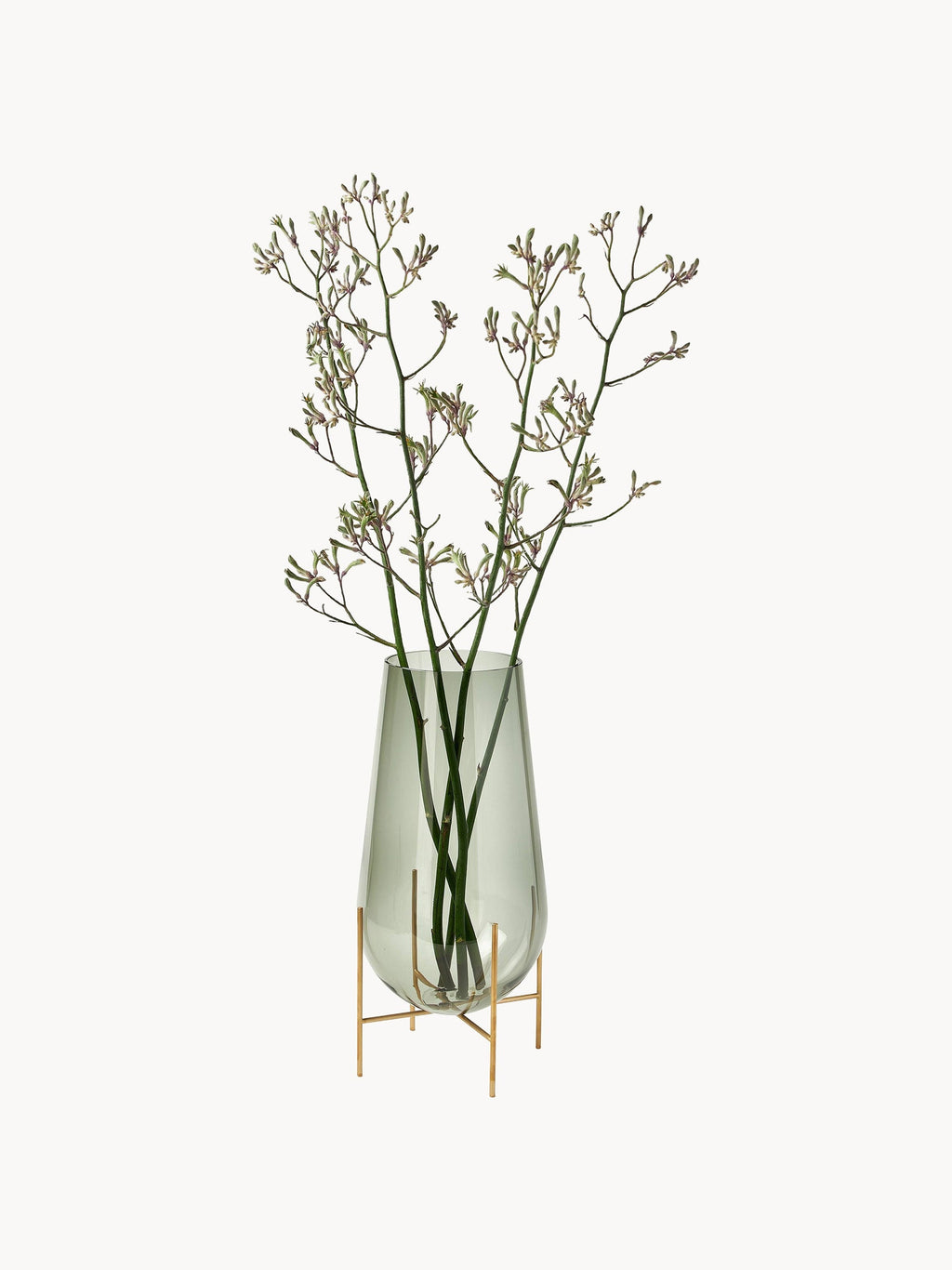 Mouth-Blown Vase Échasse, H 44 cm