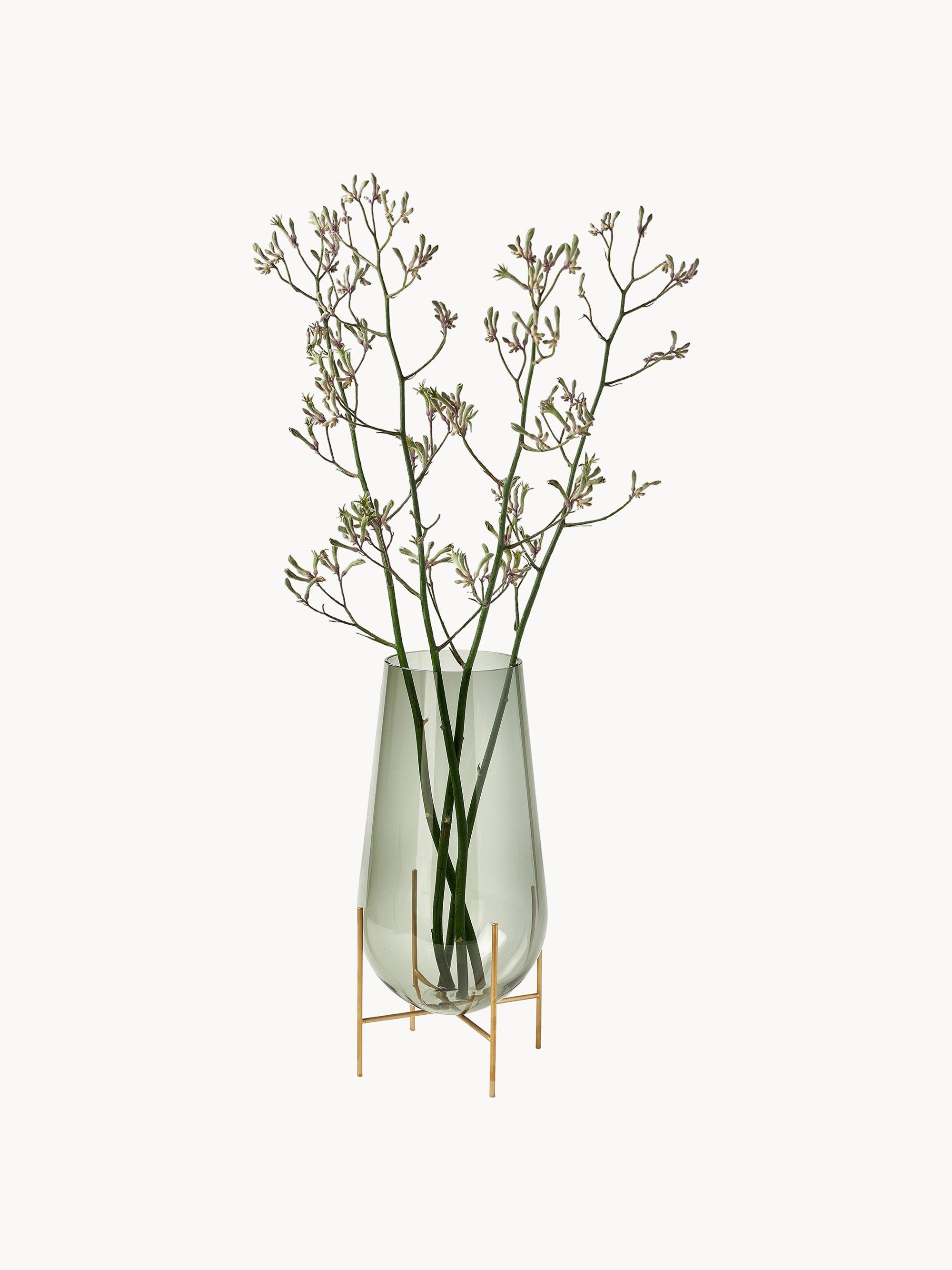 Mouth-Blown Vase Échasse, H 44 cm