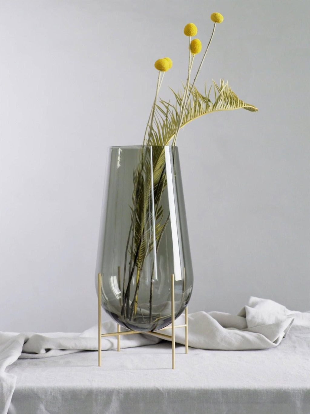 Mouth-Blown Vase Échasse, H 44 cm