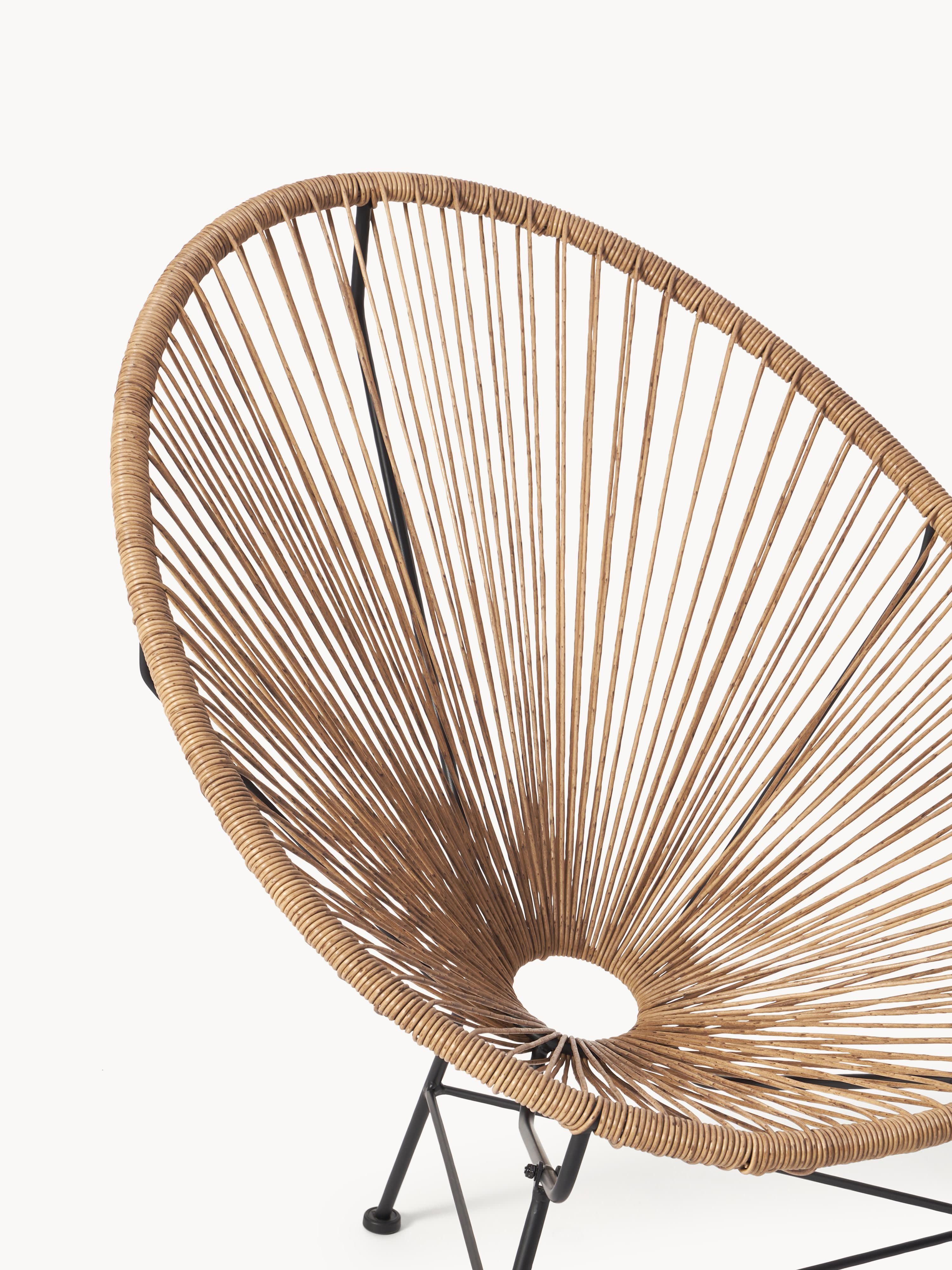 Bahia Plastic Wickerwork Lounge Chair