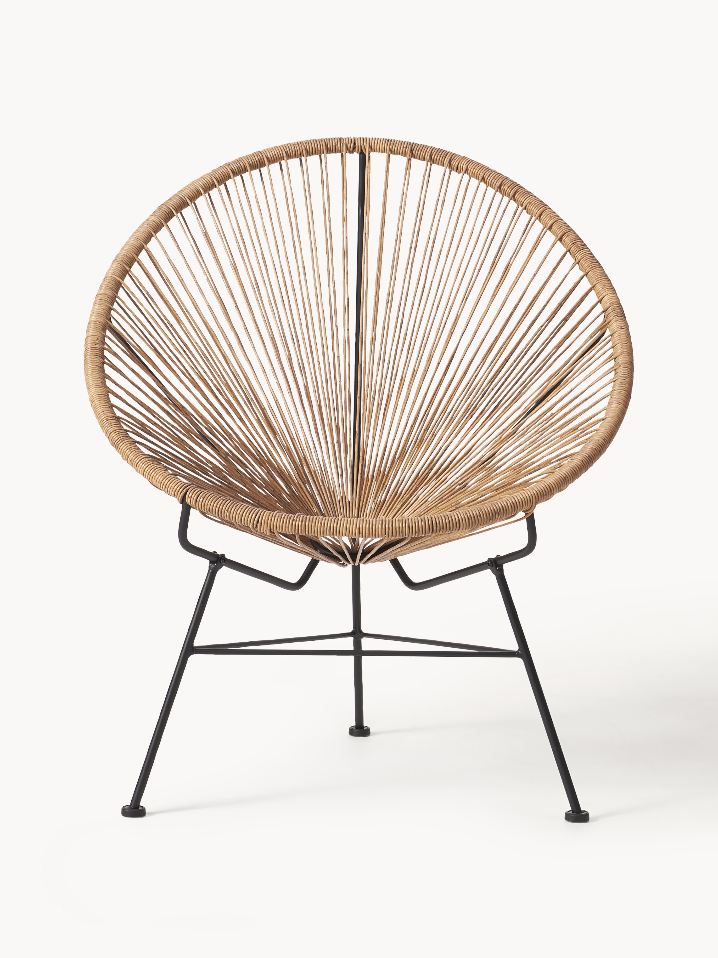 Bahia Plastic Wickerwork Lounge Chair