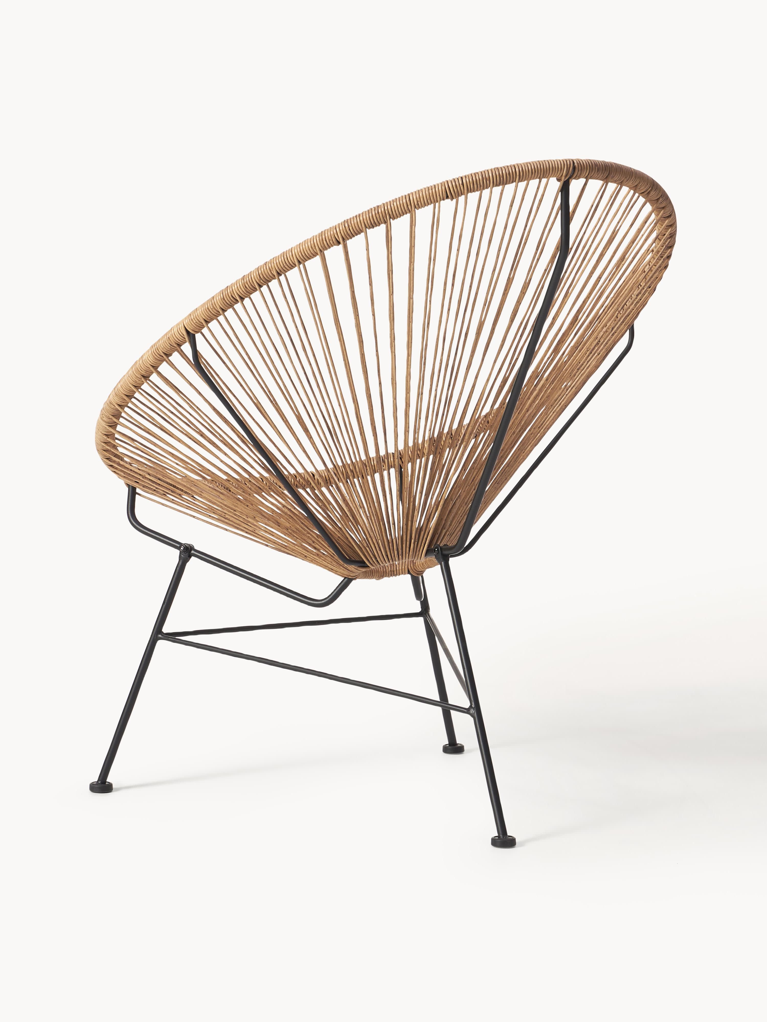 Bahia Plastic Wickerwork Lounge Chair