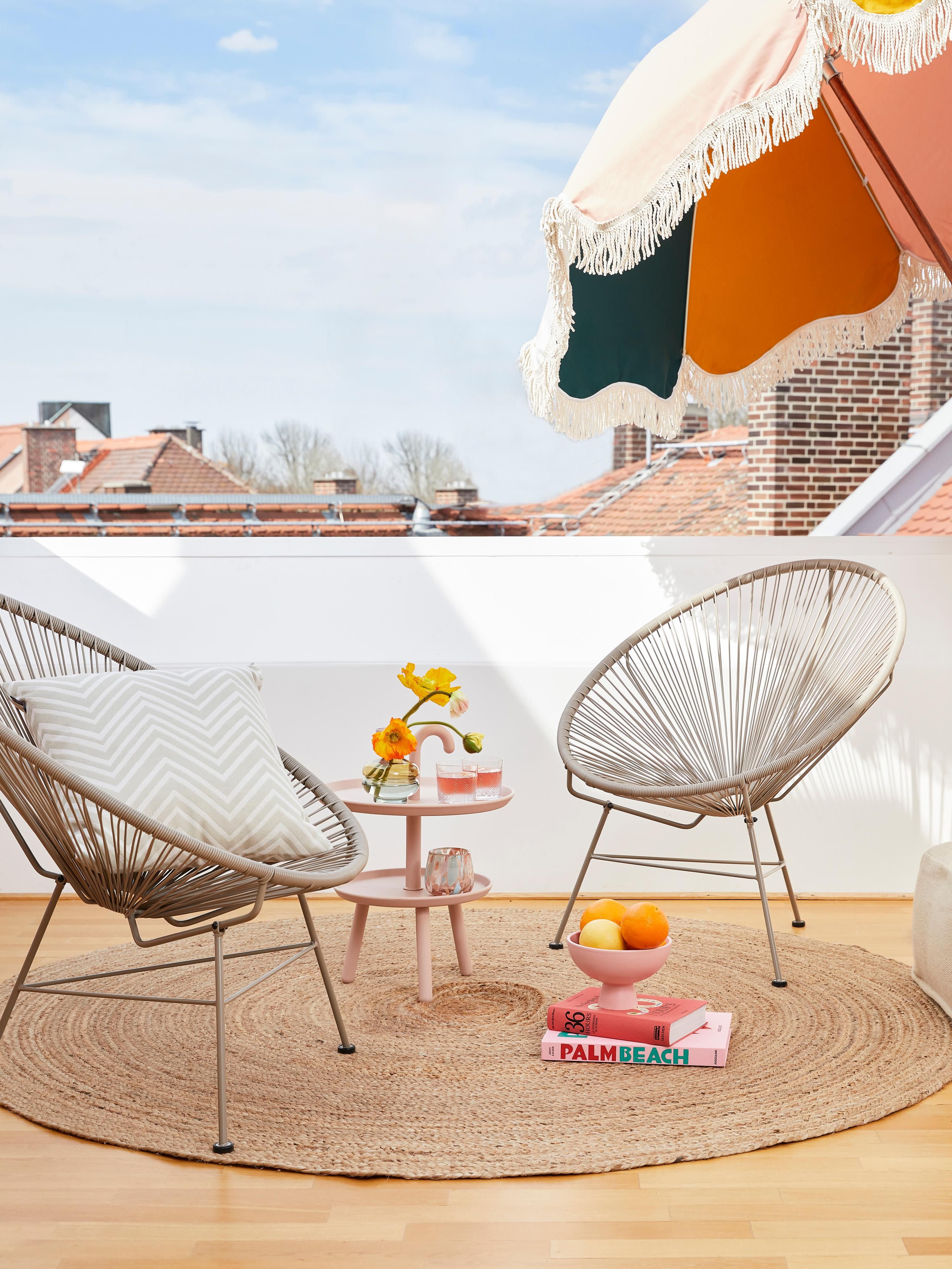 Bahia Plastic Wickerwork Lounge Chair
