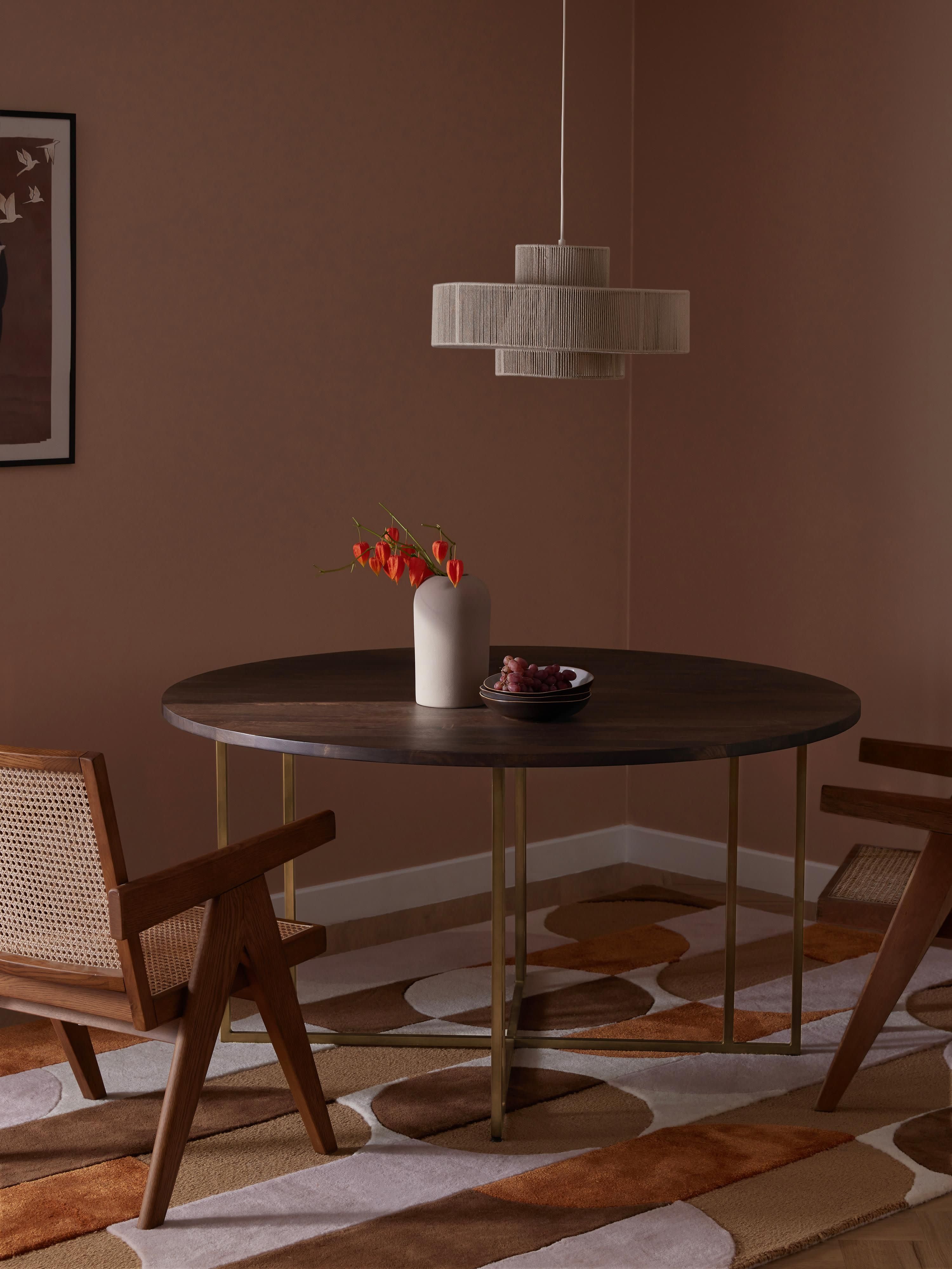 Luca Round Mango Wood Dining Table, in various sizes