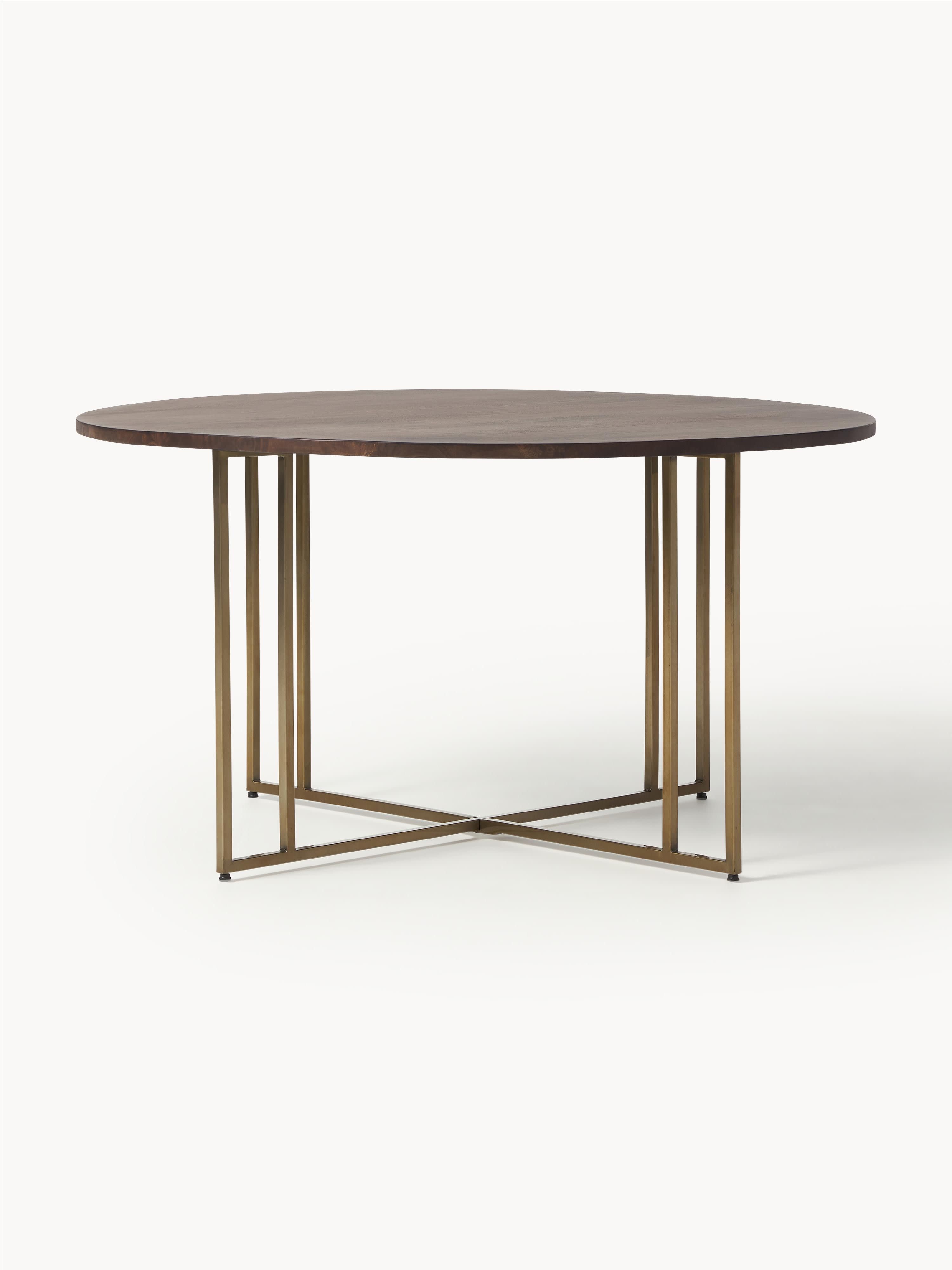 Luca Round Mango Wood Dining Table, in various sizes