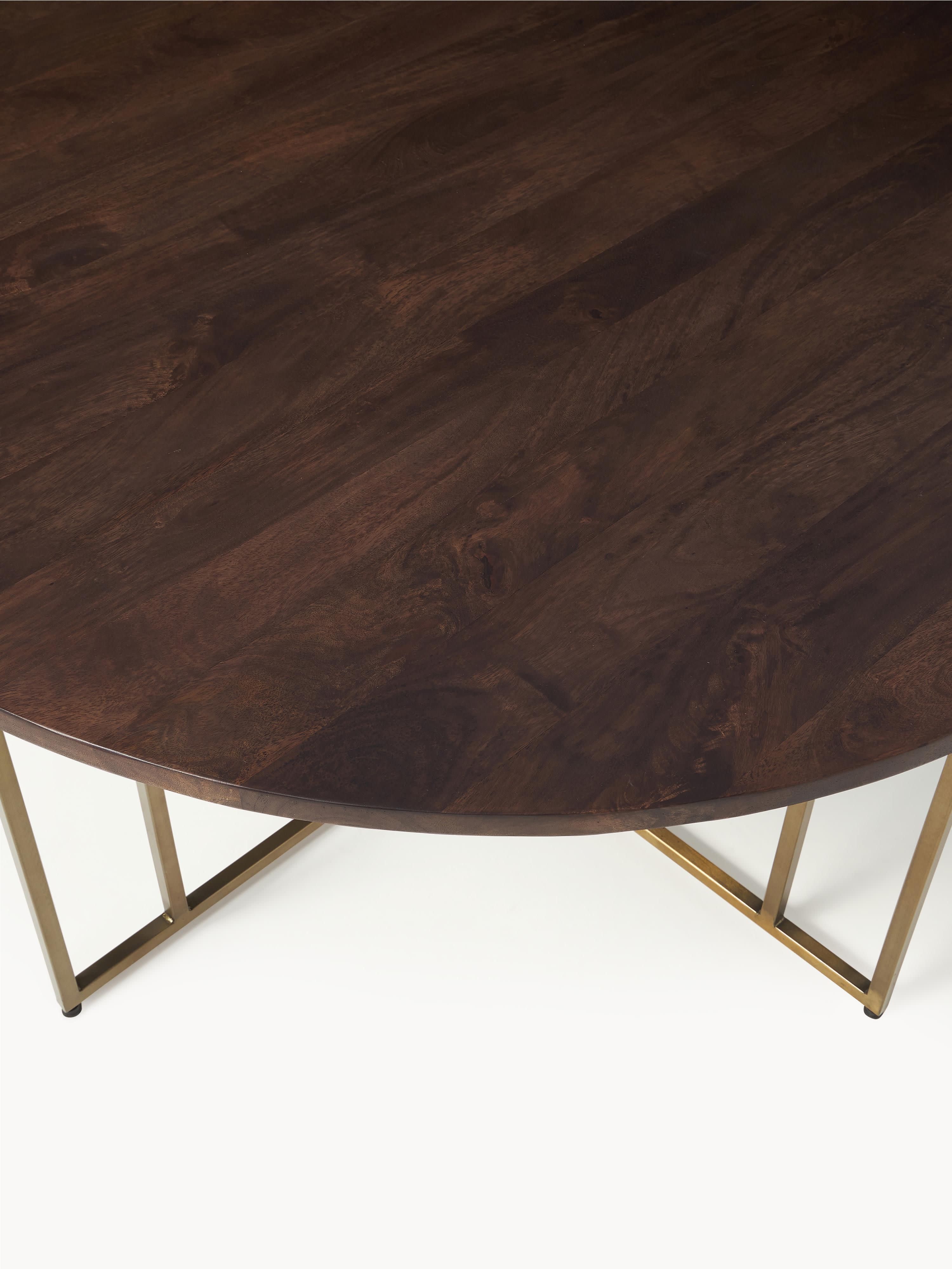 Luca Round Mango Wood Dining Table, in various sizes