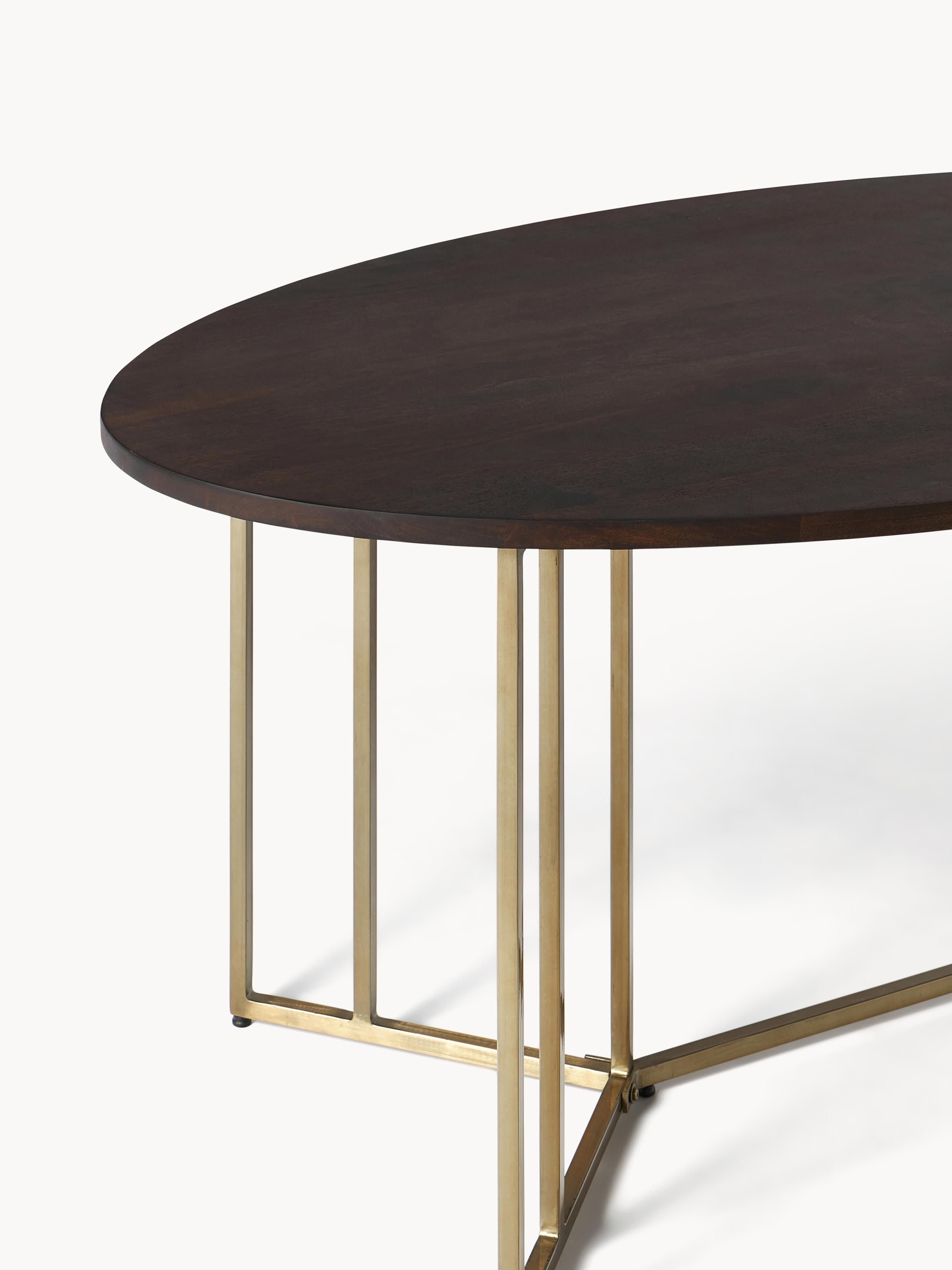 Luca Oval Mango Wood Dining Table, in various sizes