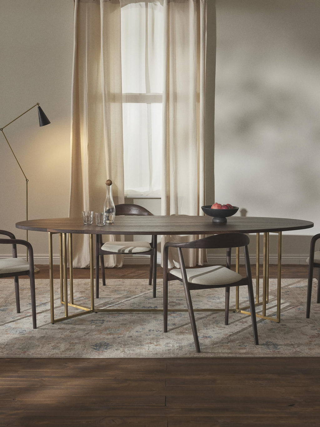 Luca Oval Mango Wood Dining Table, in various sizes