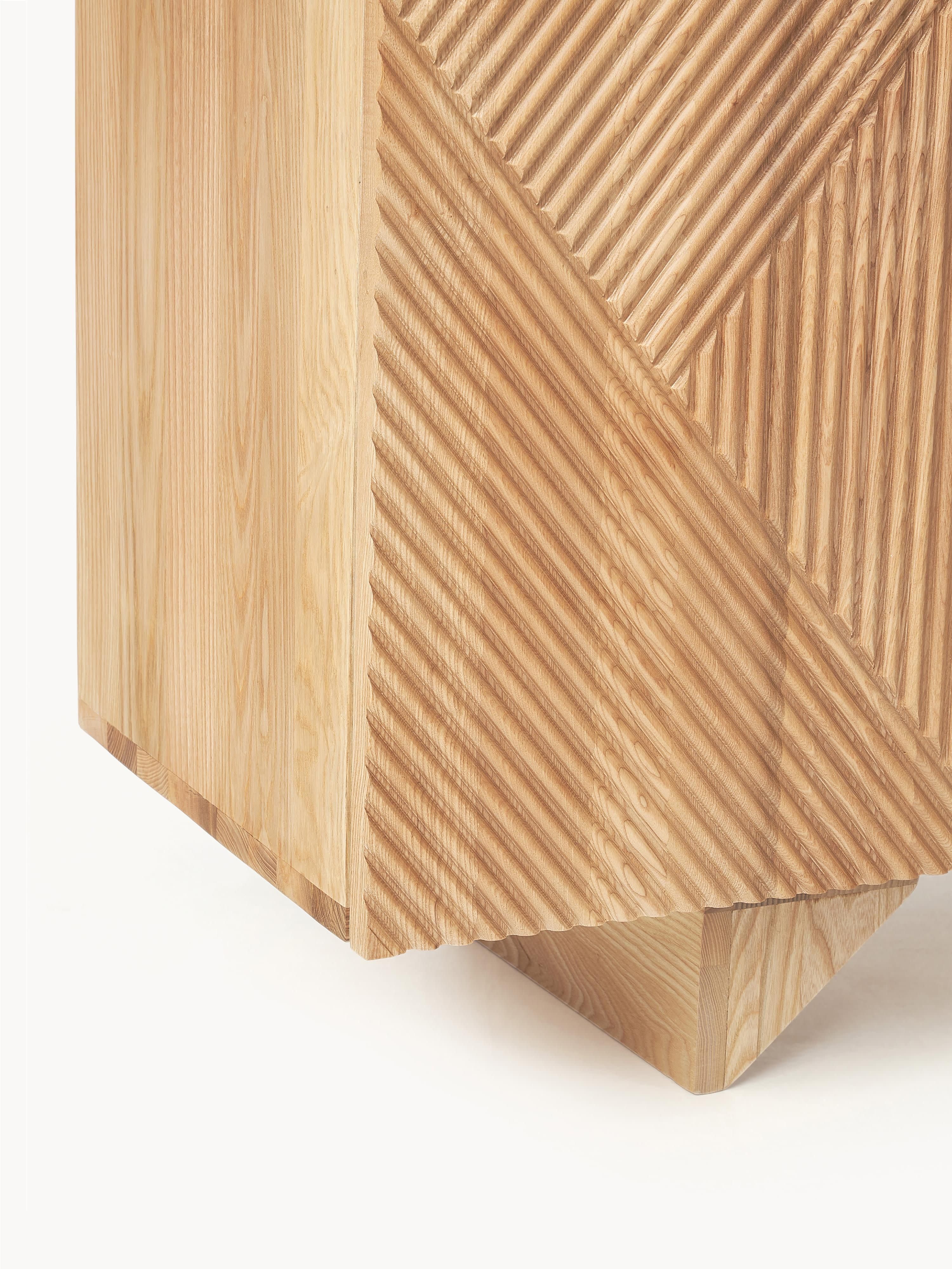 Louis Ash Wood Sideboard