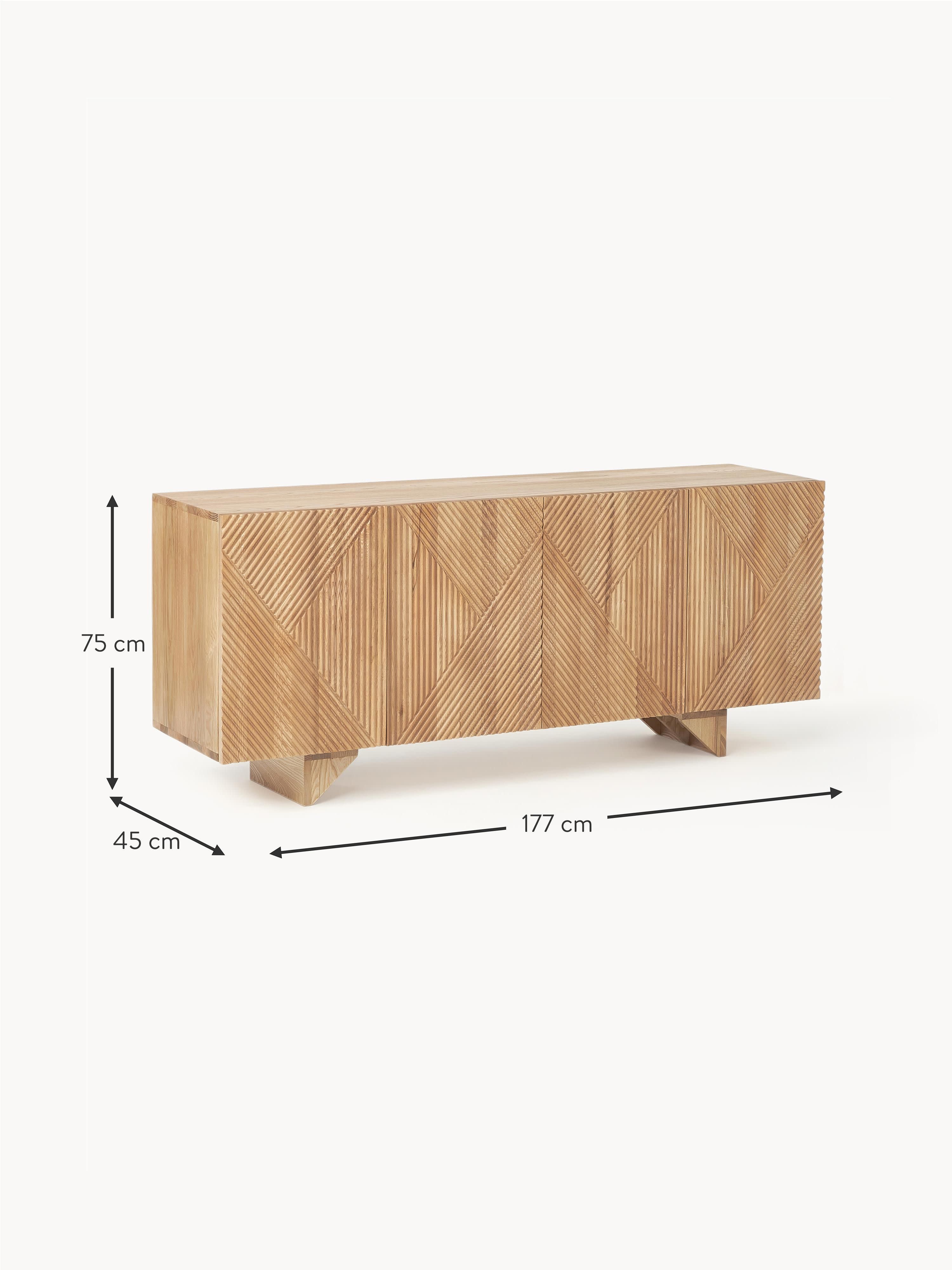 Louis Ash Wood Sideboard