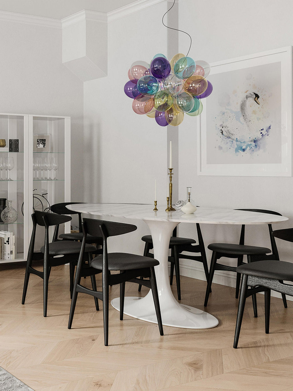 Gross Mouth-Blown LED Pendant Light