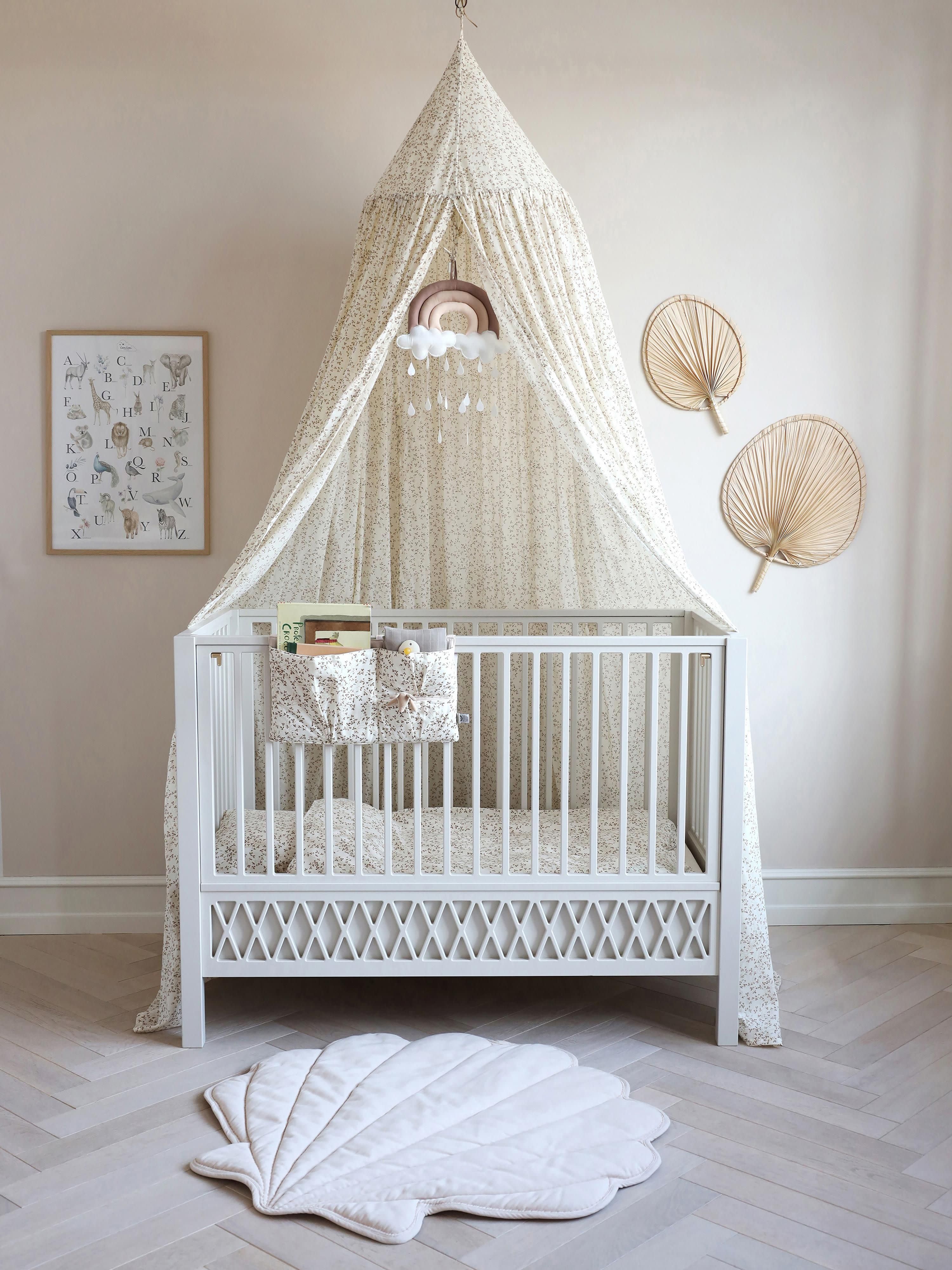 Harlequin Height-Adjustable Cot, 60 x 120 cm
