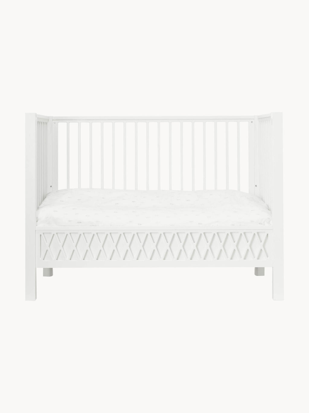 Harlequin Height-Adjustable Cot, 60 x 120 cm
