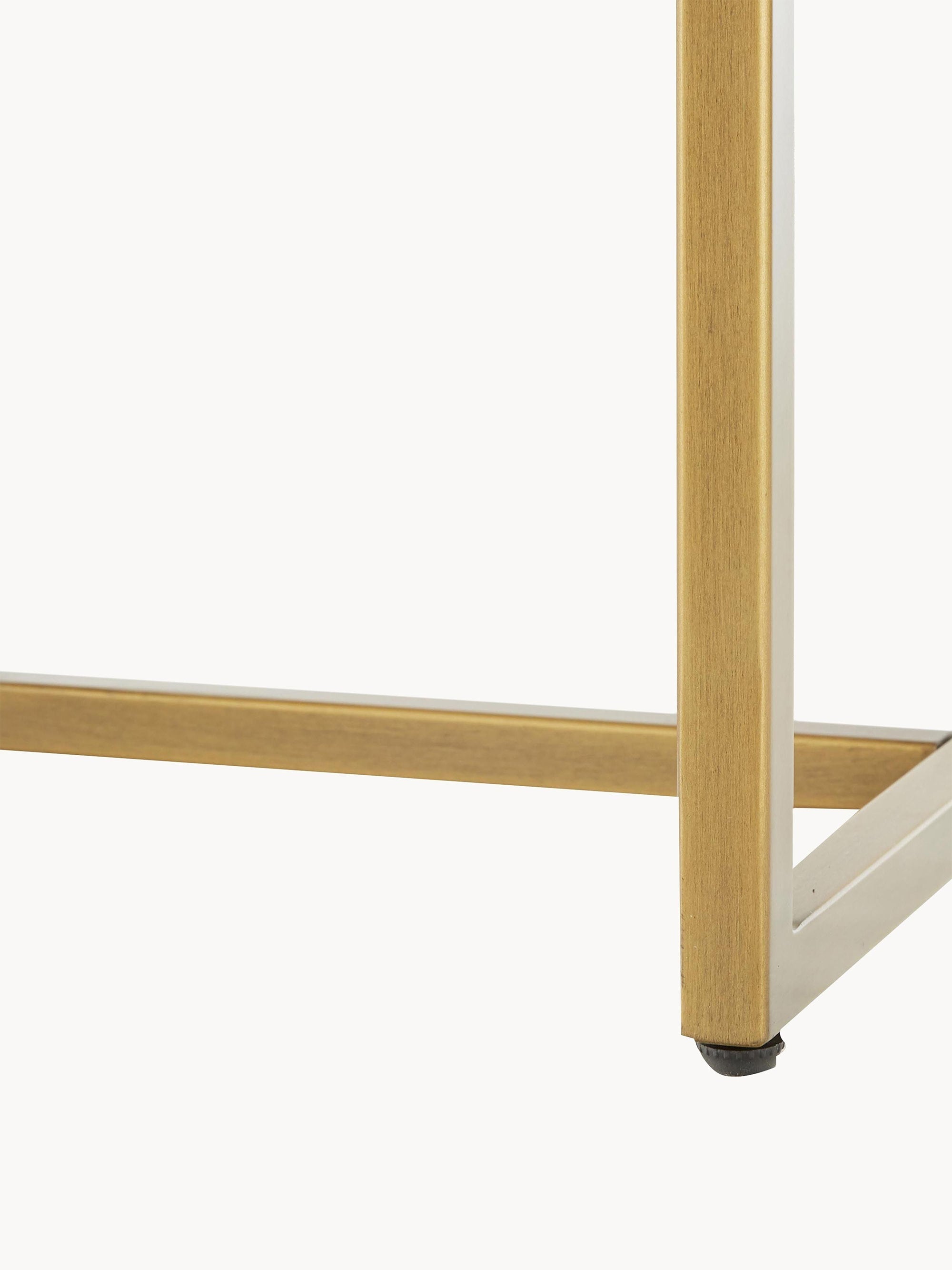Class Herringbone Console Table with Acacia Wood Veneer
