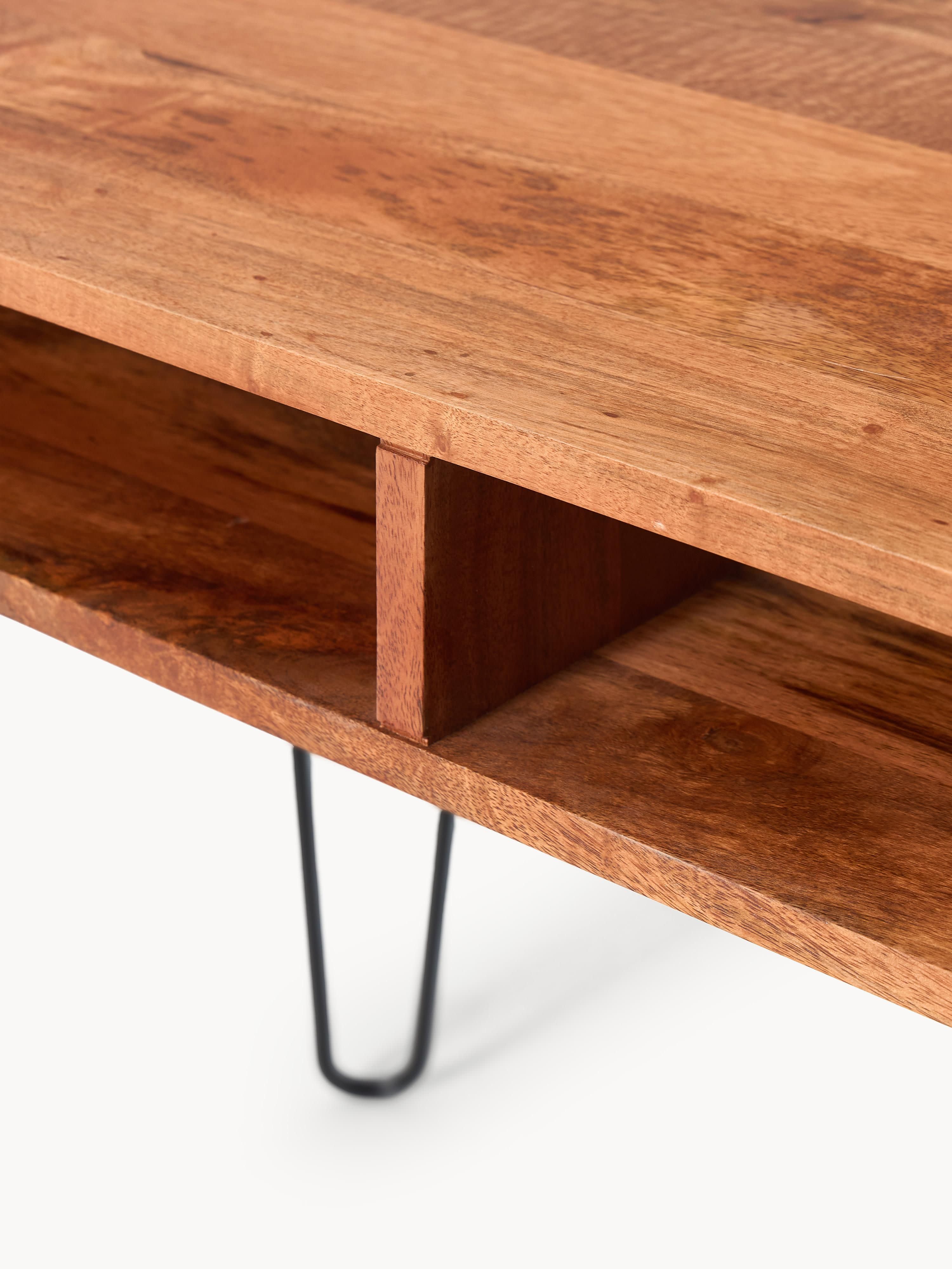 Tova Mango Wood and Metal Desk