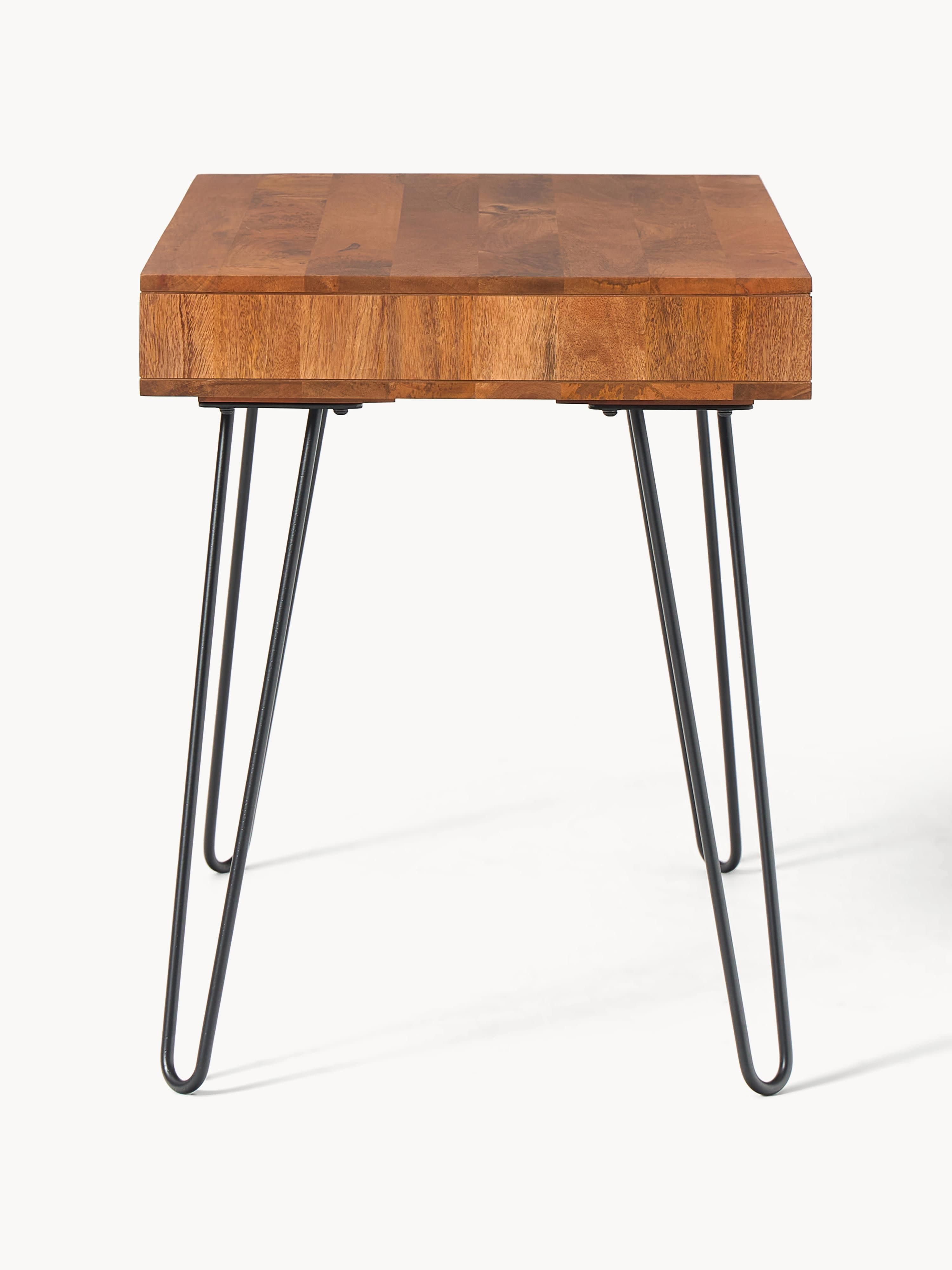 Tova Mango Wood and Metal Desk