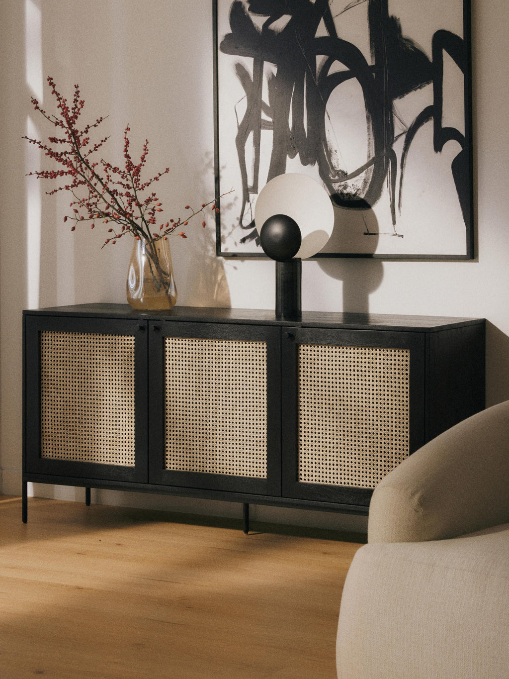 Vienna Sideboard with Viennese Wickerwork