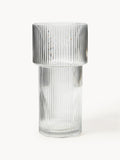 Gallery image 1 - Glass Vase Lija with Ribbed Surface
