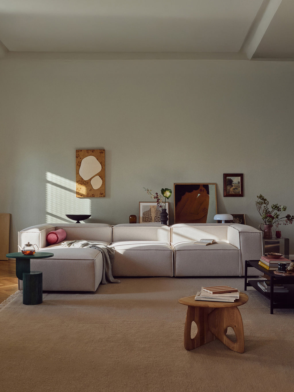 Lennon Modular Sofa (4-seater) with Ottoman (left/right)