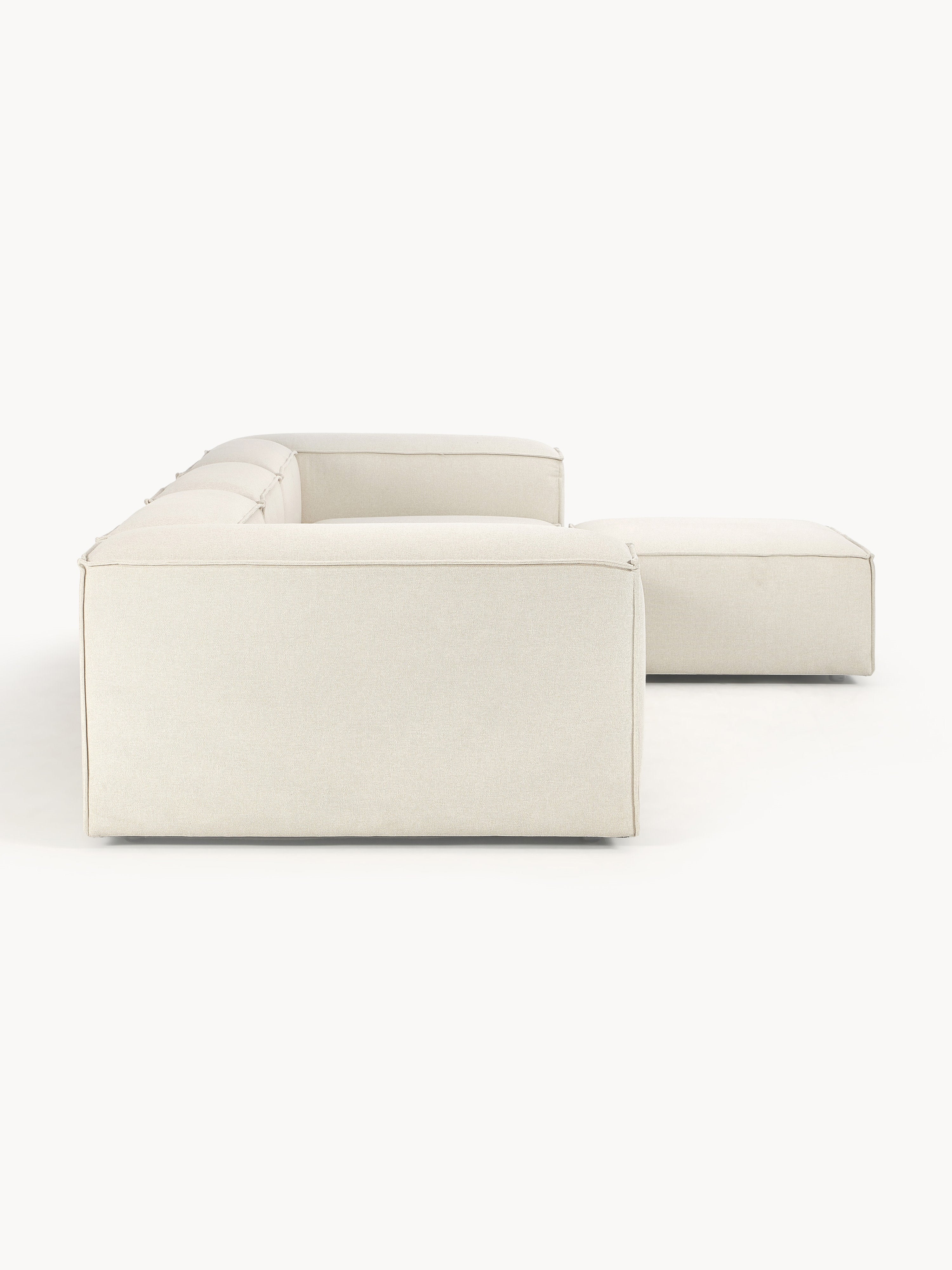 Lennon Modular Sofa (4-seater) with Ottoman (left/right)