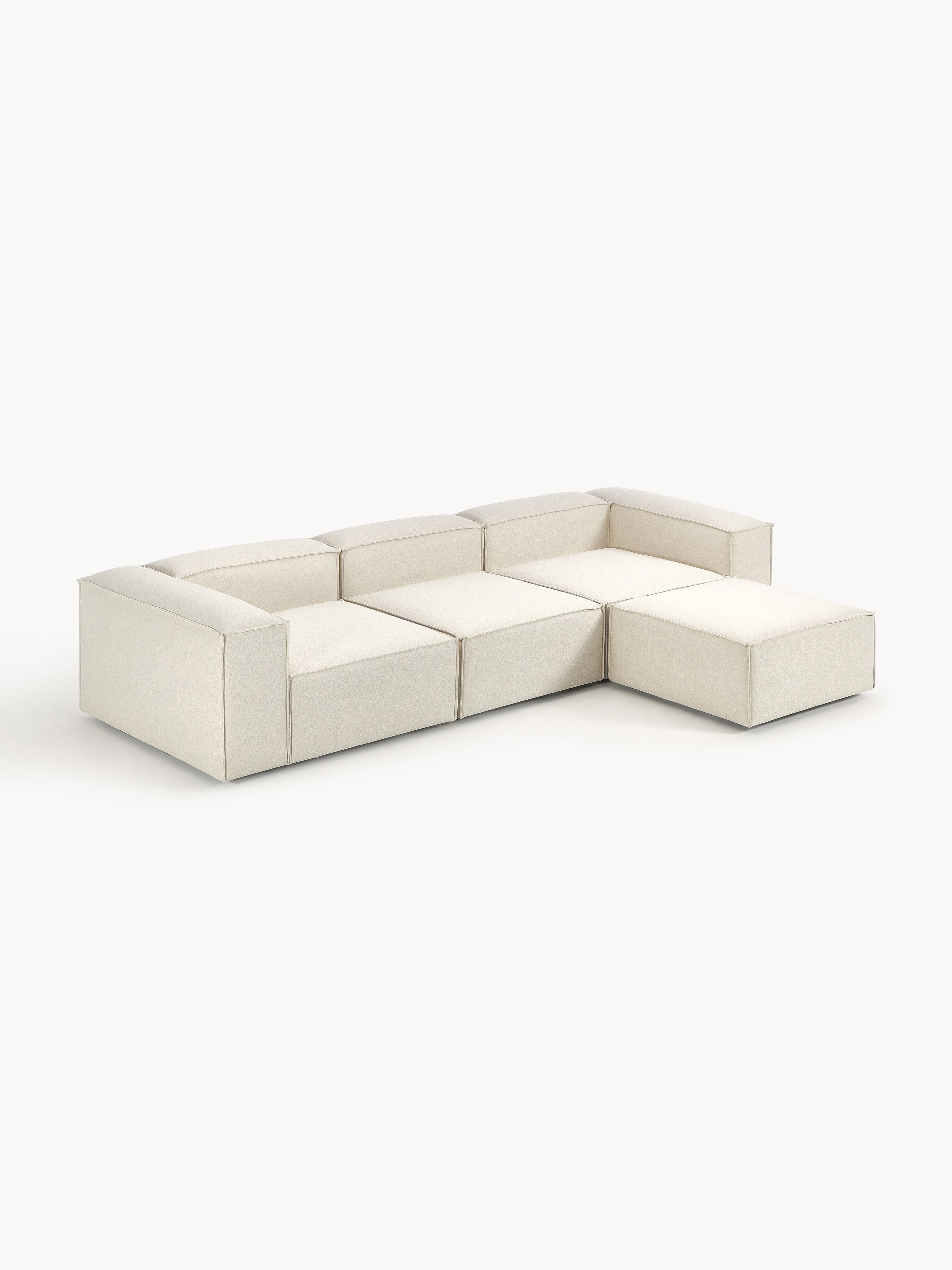 Lennon Modular Sofa (4-seater) with Ottoman (left/right)